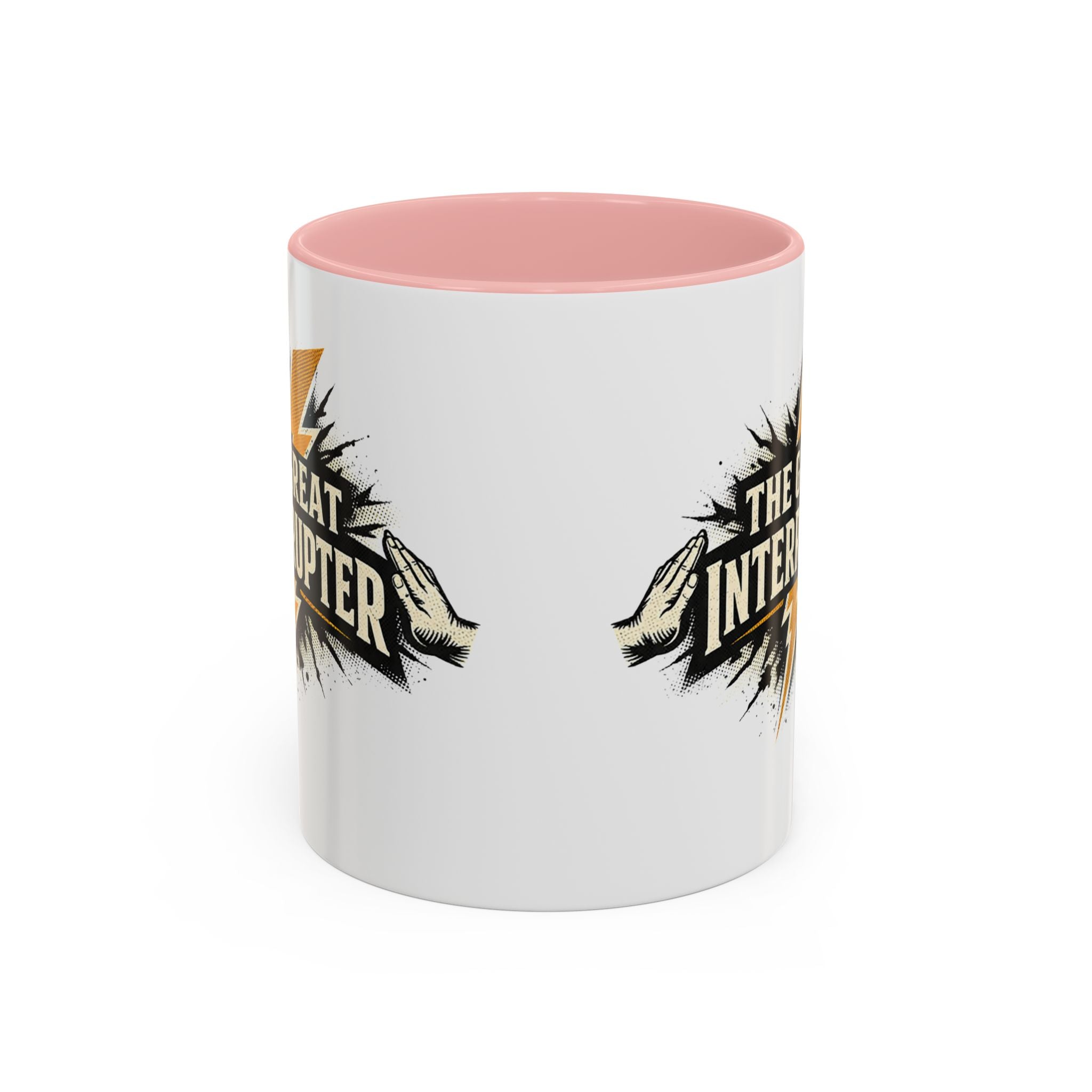 The Great Interrupter Coffee Mug — Funny Lightning Bolt Accent Ceramic Mug