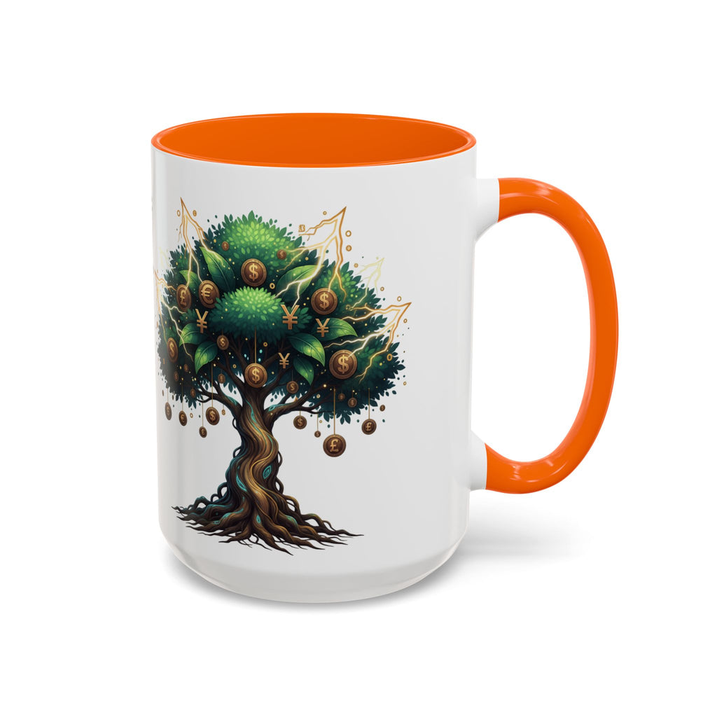 Accent Mug — Money Flows to Me Tree of Abundance Coffee Cup (11/15oz)