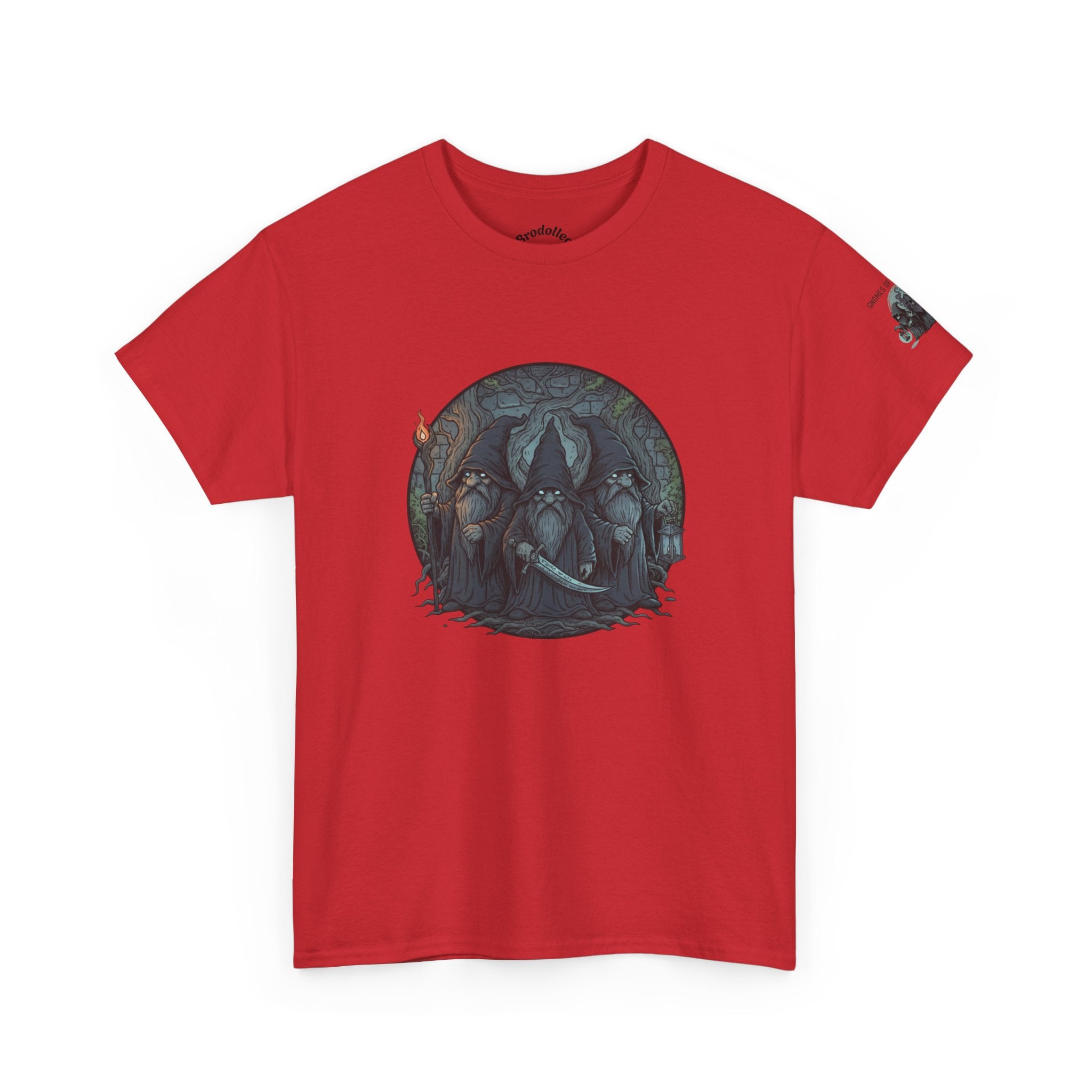 Mystic Forest Wolves T-Shirt — Moonlit Wolf Circle Graphic Tee