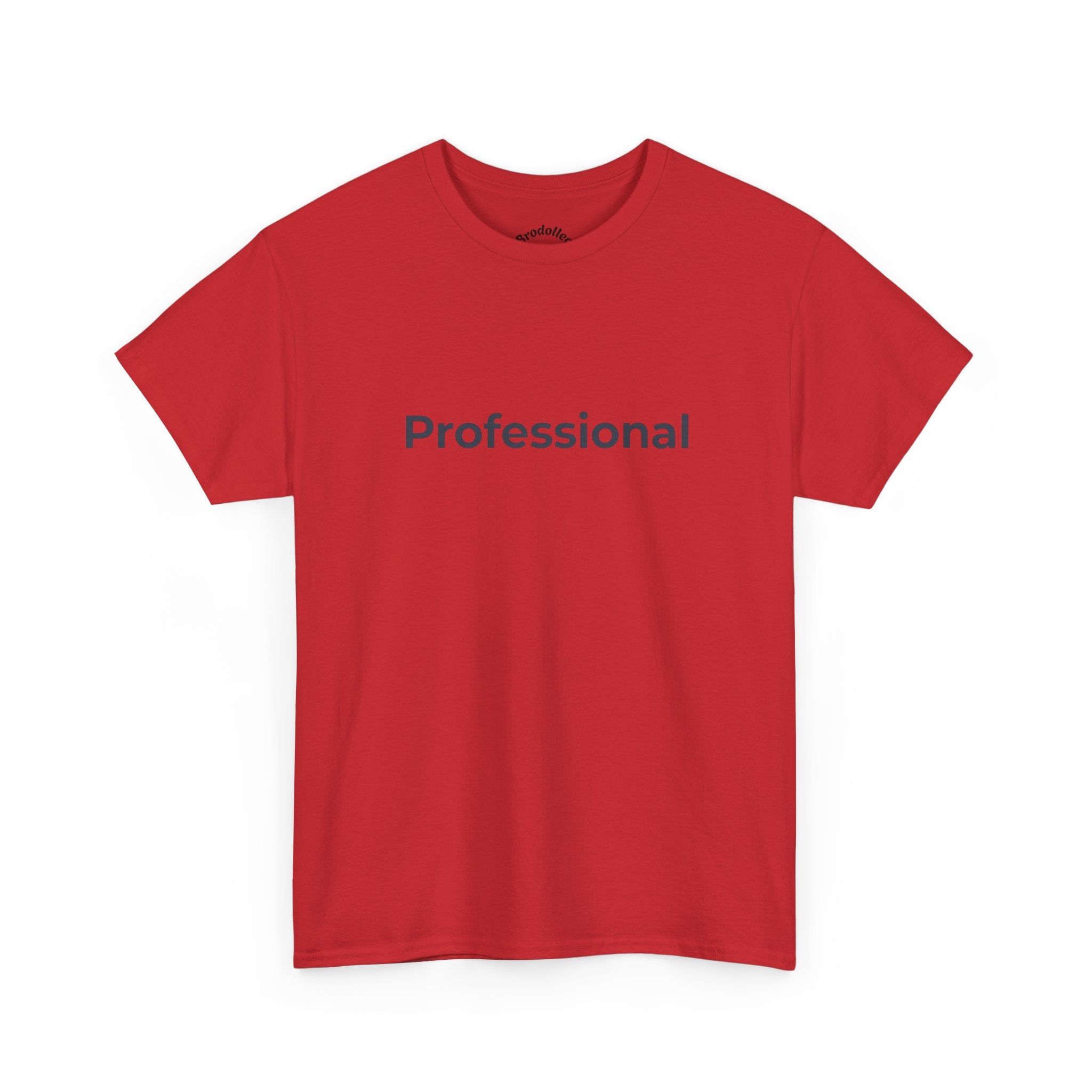 Professional T‑Shirt — Minimalist White Tee with 'Professional' Text