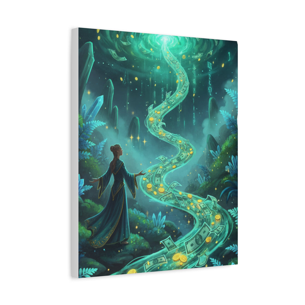 Enchanted River Fantasy Canvas Wall Art