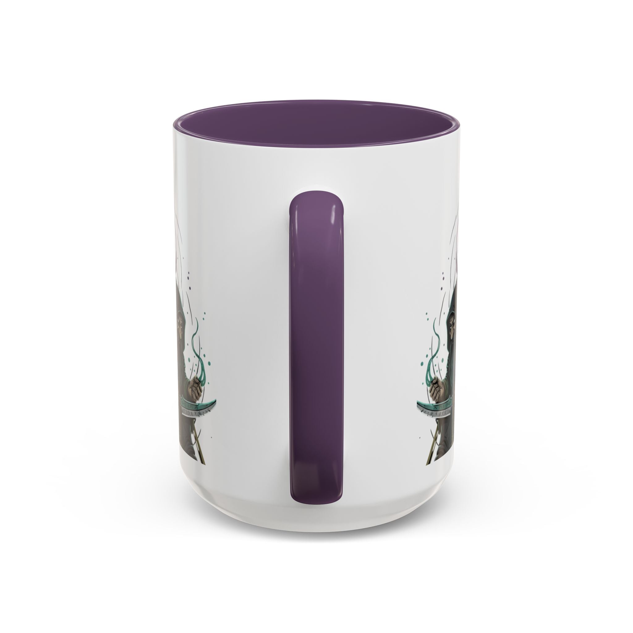 Grim Sorcerer Accent Coffee Mug – Witchy Wizard Magic 11/15oz