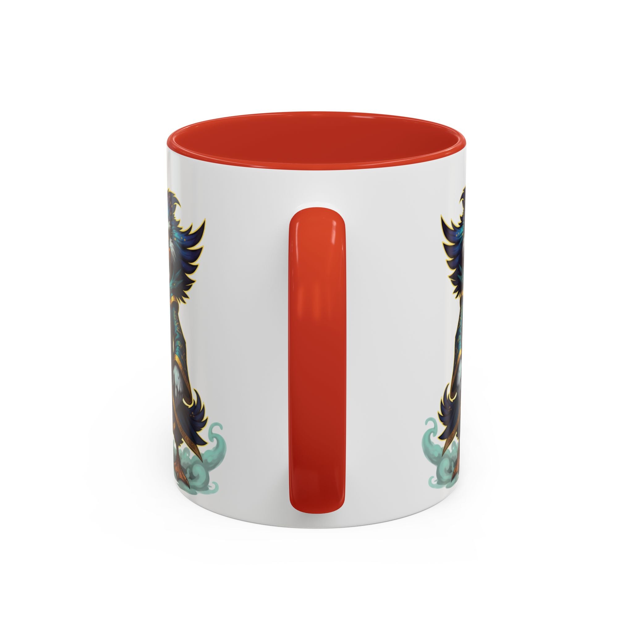 Mage Duck Coffee Mug — Fantasy Wizard Duck Illustration Accent Mug (11/15oz)