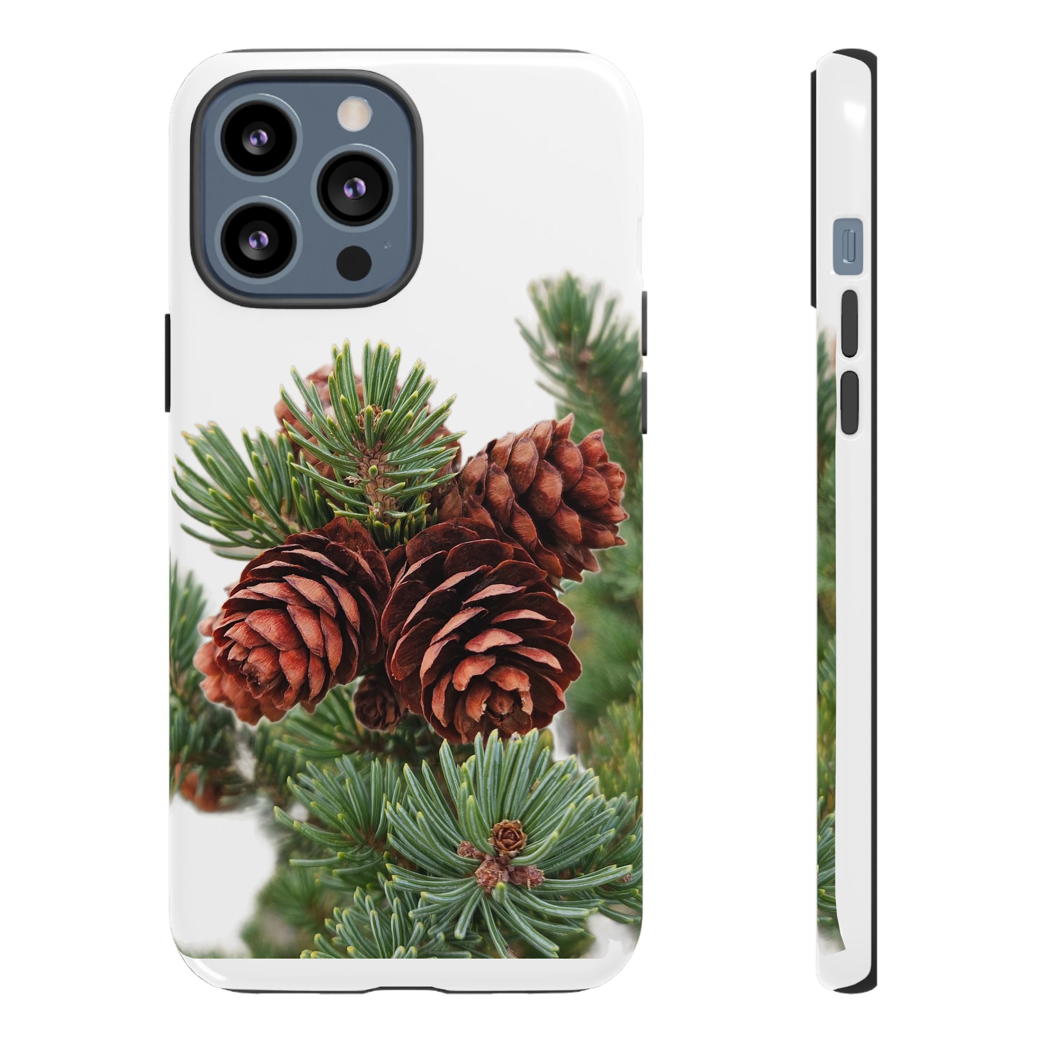 Pinecone Tough Phone Case — Protective Botanical Phone Cover
