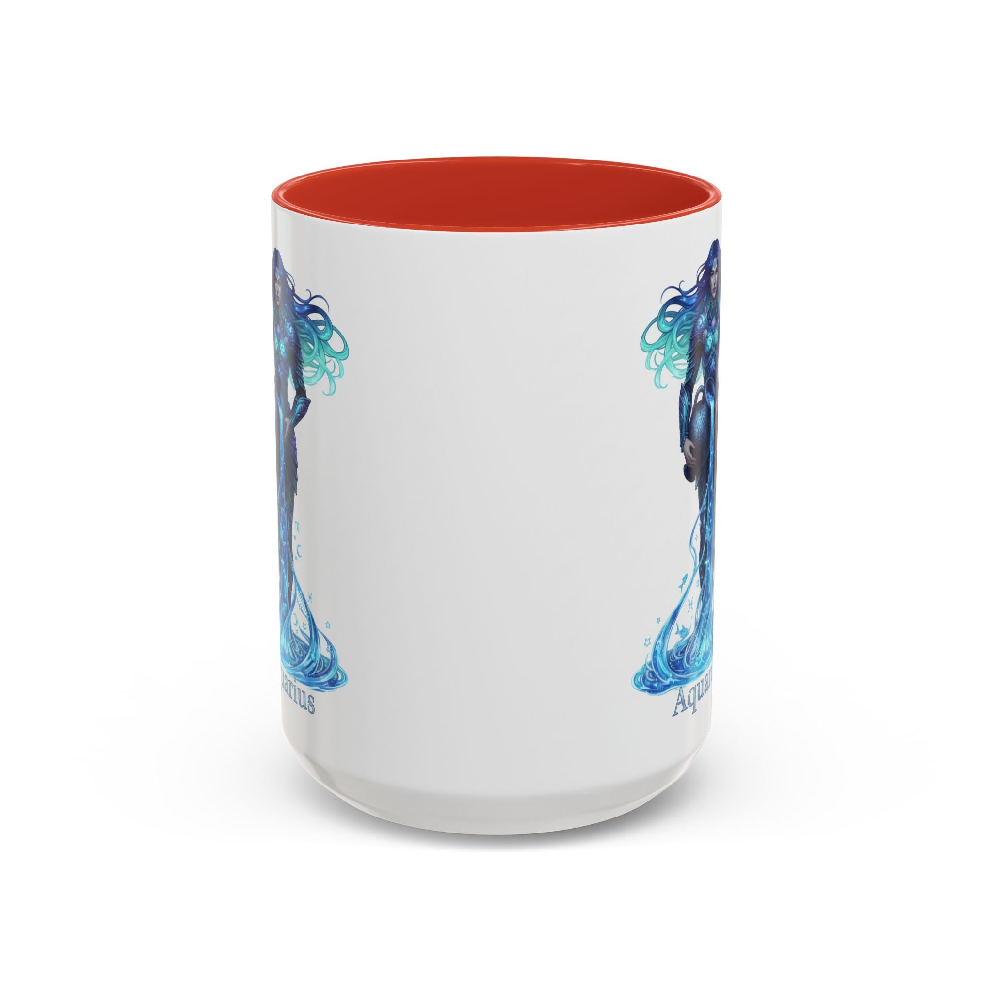 Aquarius Zodiac Coffee Mug — Water Bearer Astrology Accent Mug