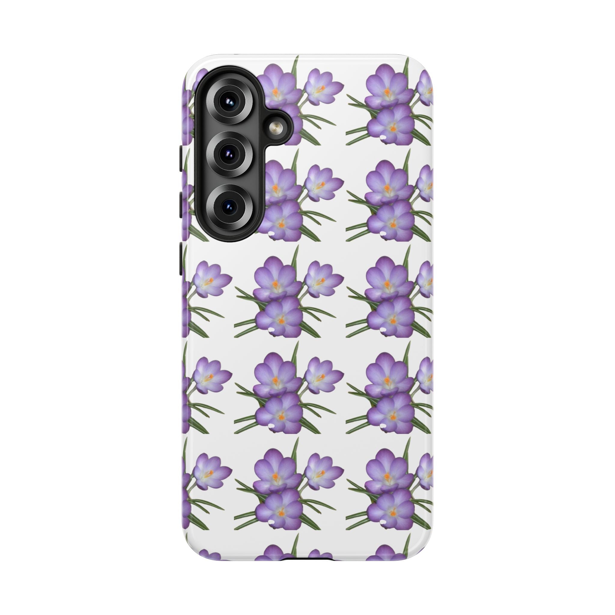 Tough Case — Purple Floral Phone Case