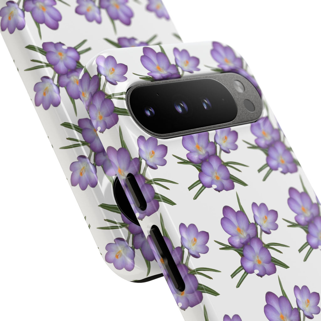 Tough Case — Purple Floral Phone Case