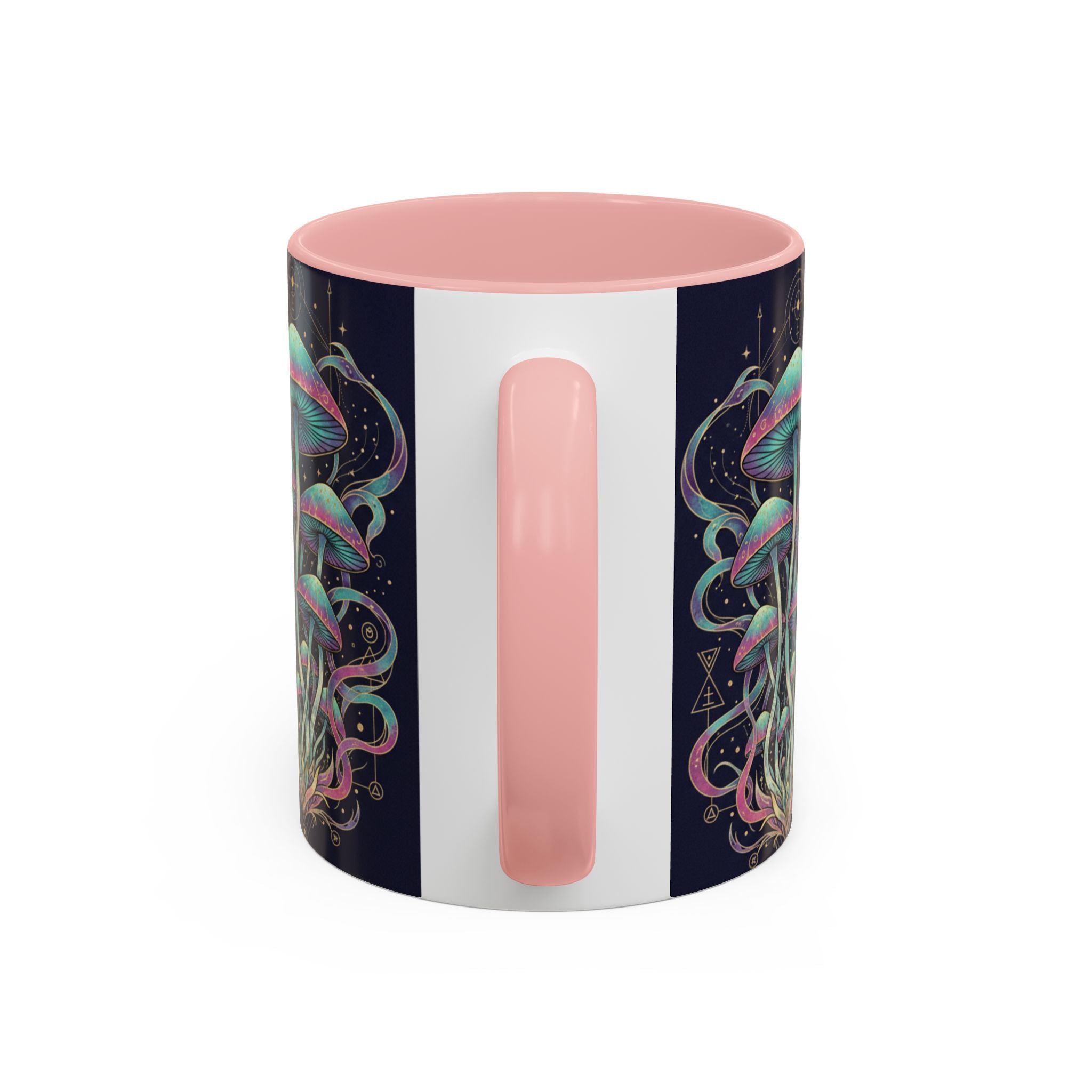 Mystical Mushroom Coffee Mug — Psychedelic Nature Art Accent Mug
