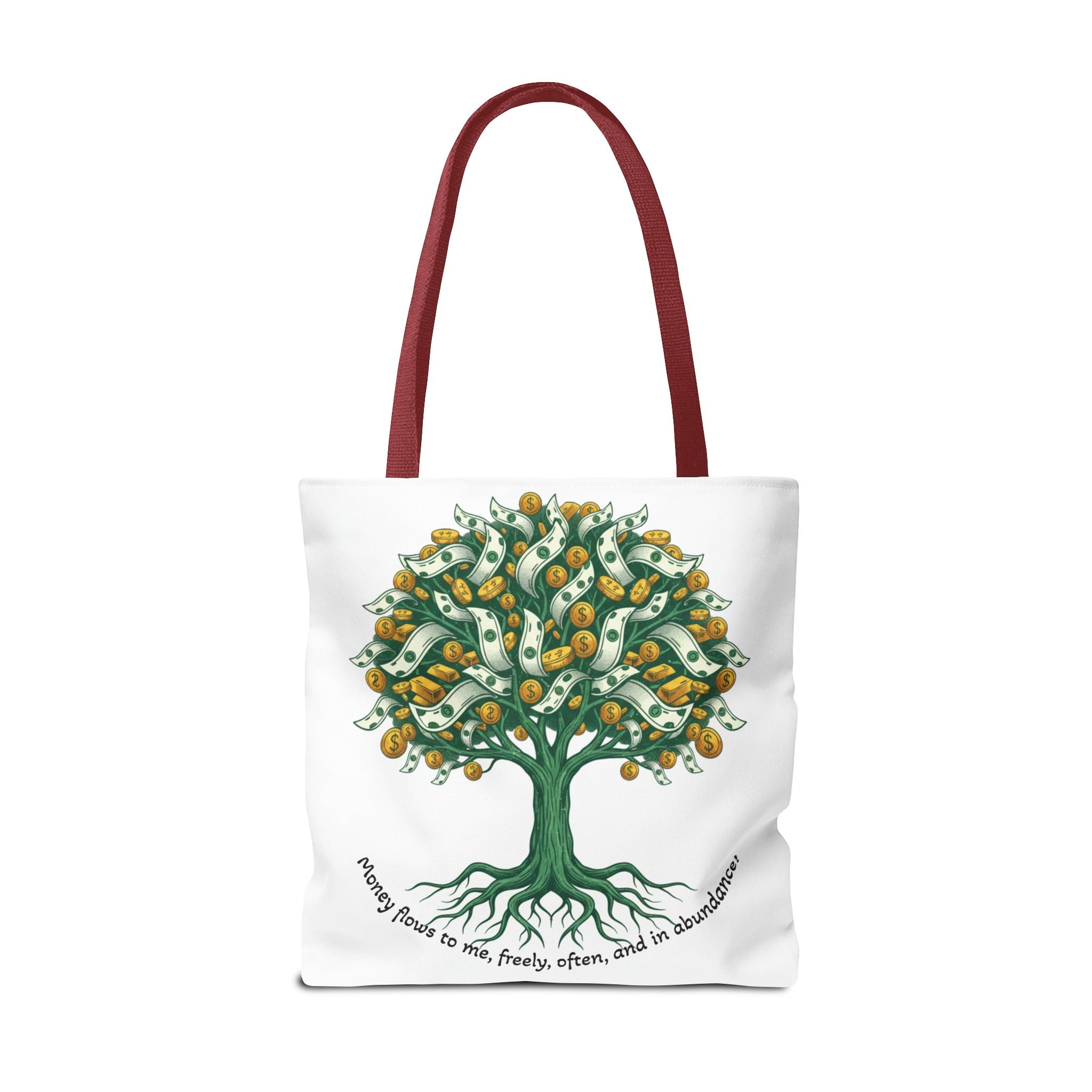 Money Tree Tote Bag — Illustrated Cash Tree Eco Shopper