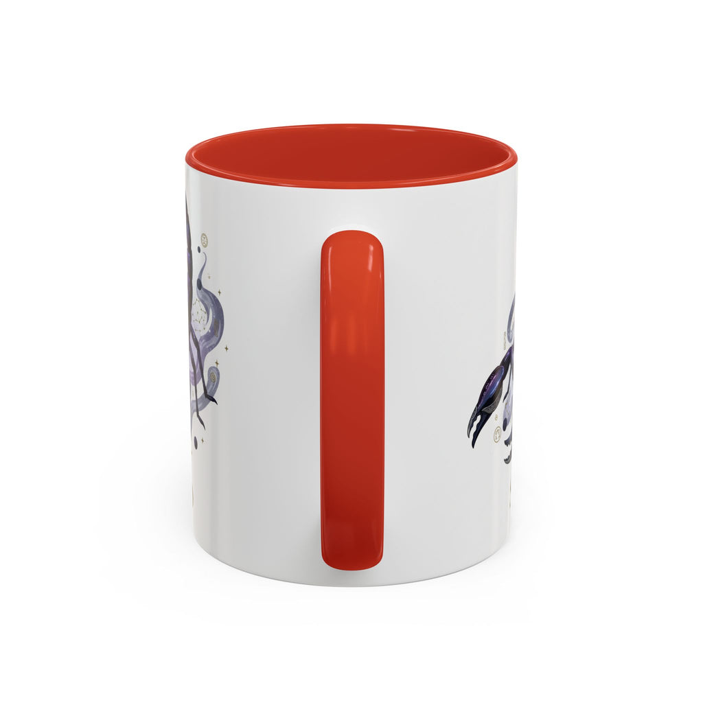 Scorpio Zodiac Coffee Mug — Purple Scorpion Accent Mug (11/15oz)