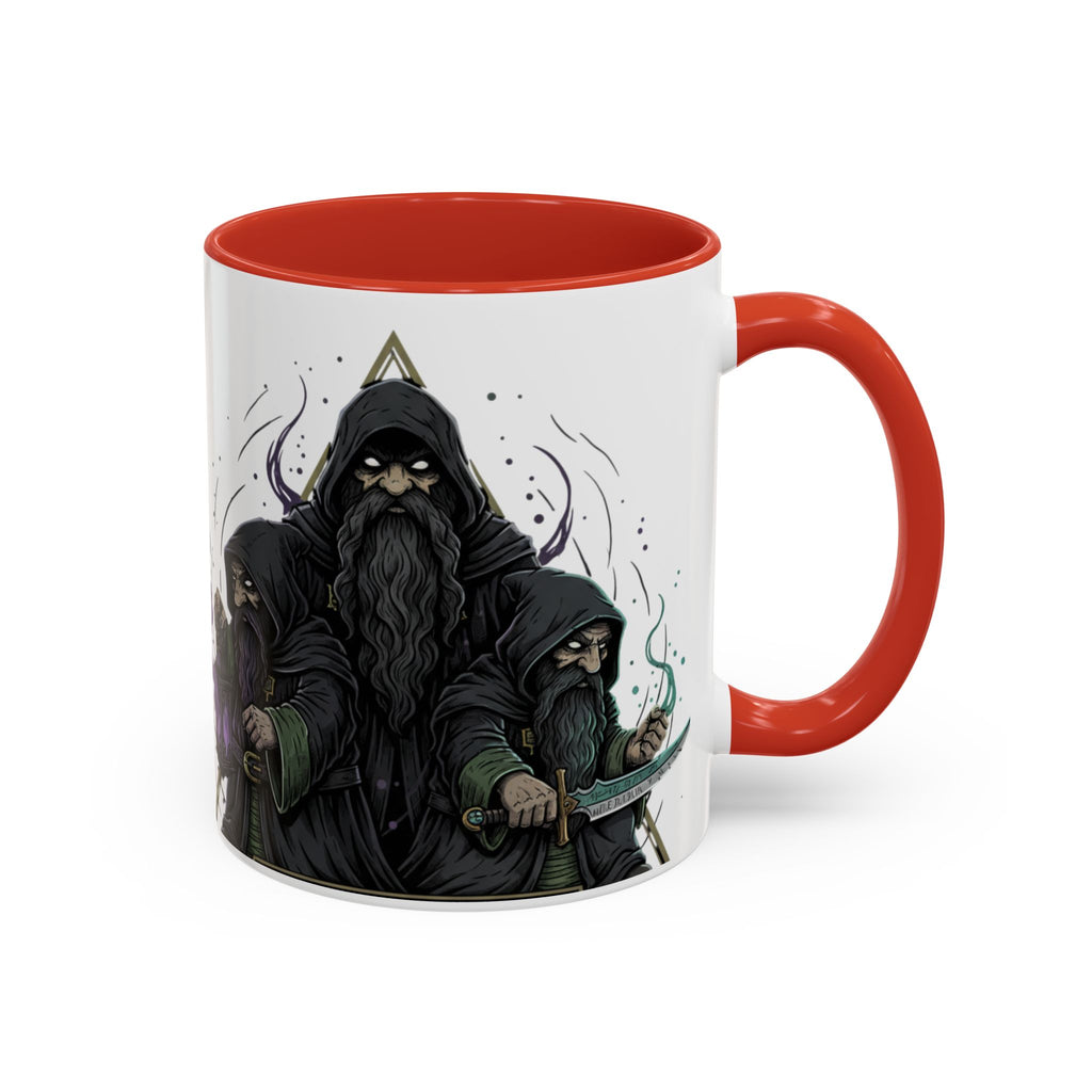 Grim Sorcerer Accent Coffee Mug – Witchy Wizard Magic 11/15oz