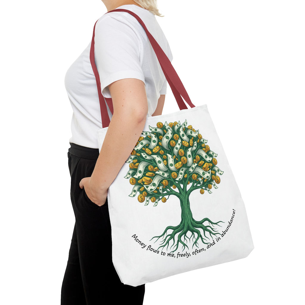 Money Tree Tote Bag — Illustrated Cash Tree Eco Shopper
