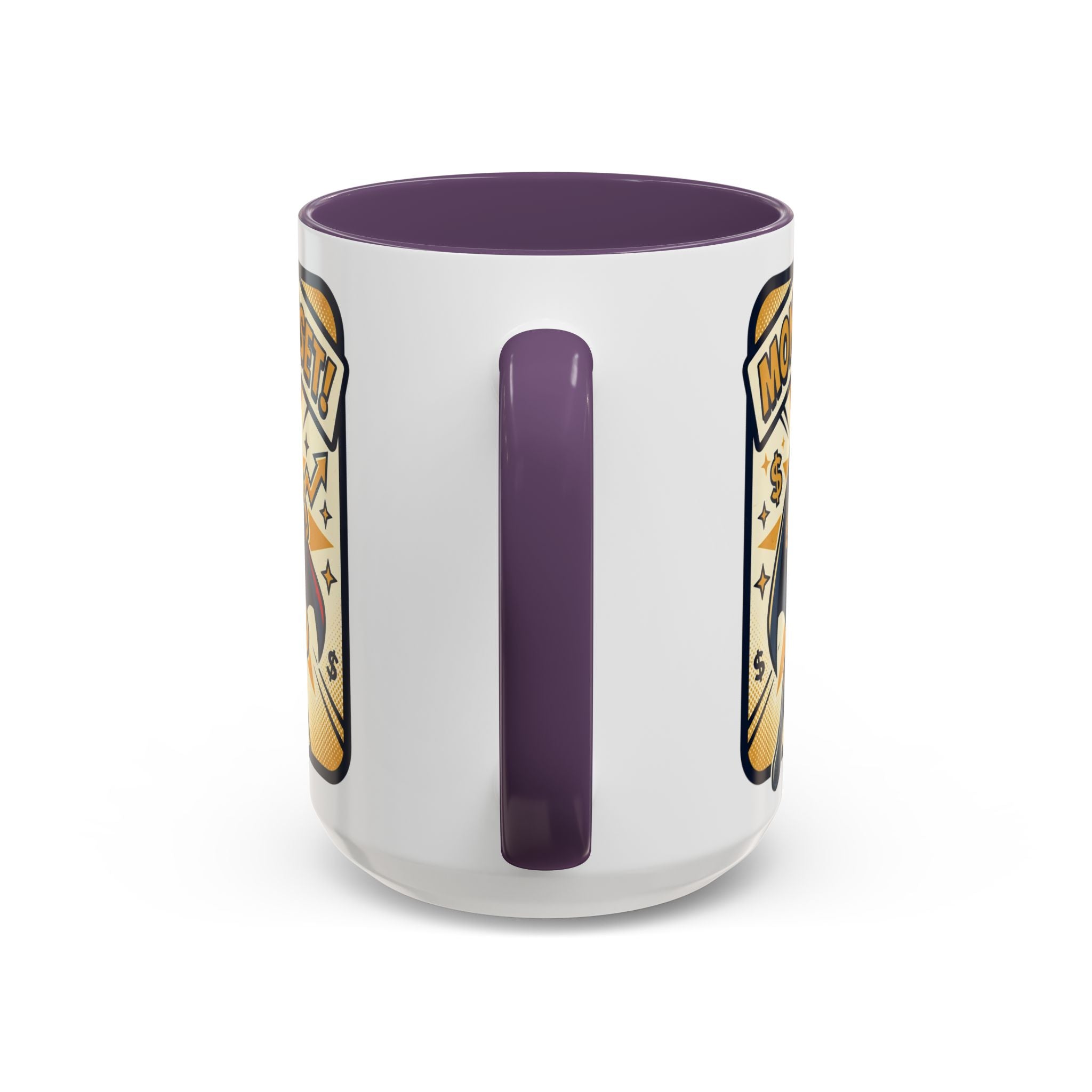 Money Mindset Coffee Mug — Motivational Superhero Design (11/15 oz)
