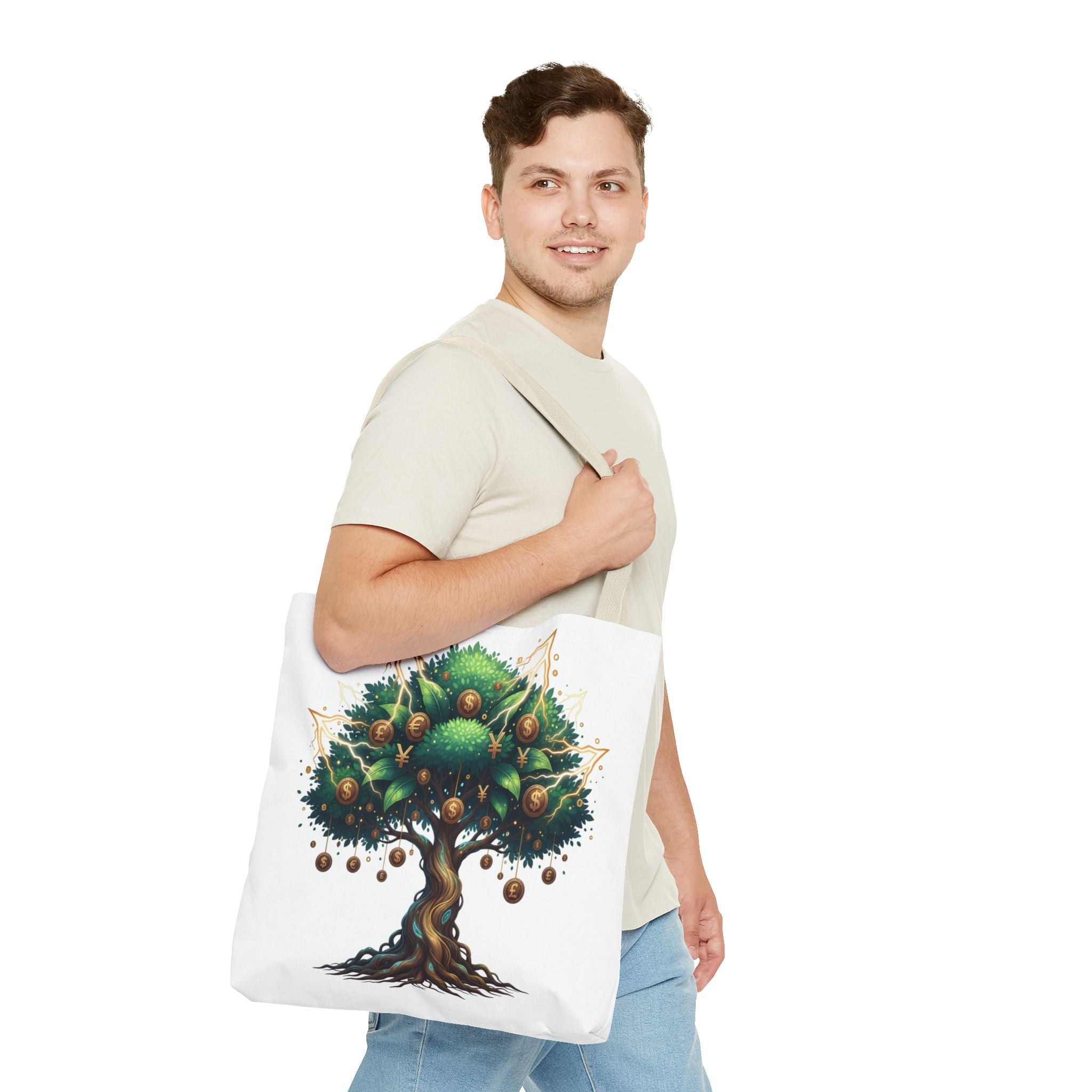 Tree of Life Tote Bag — Botanical Boho Eco Canvas Tote