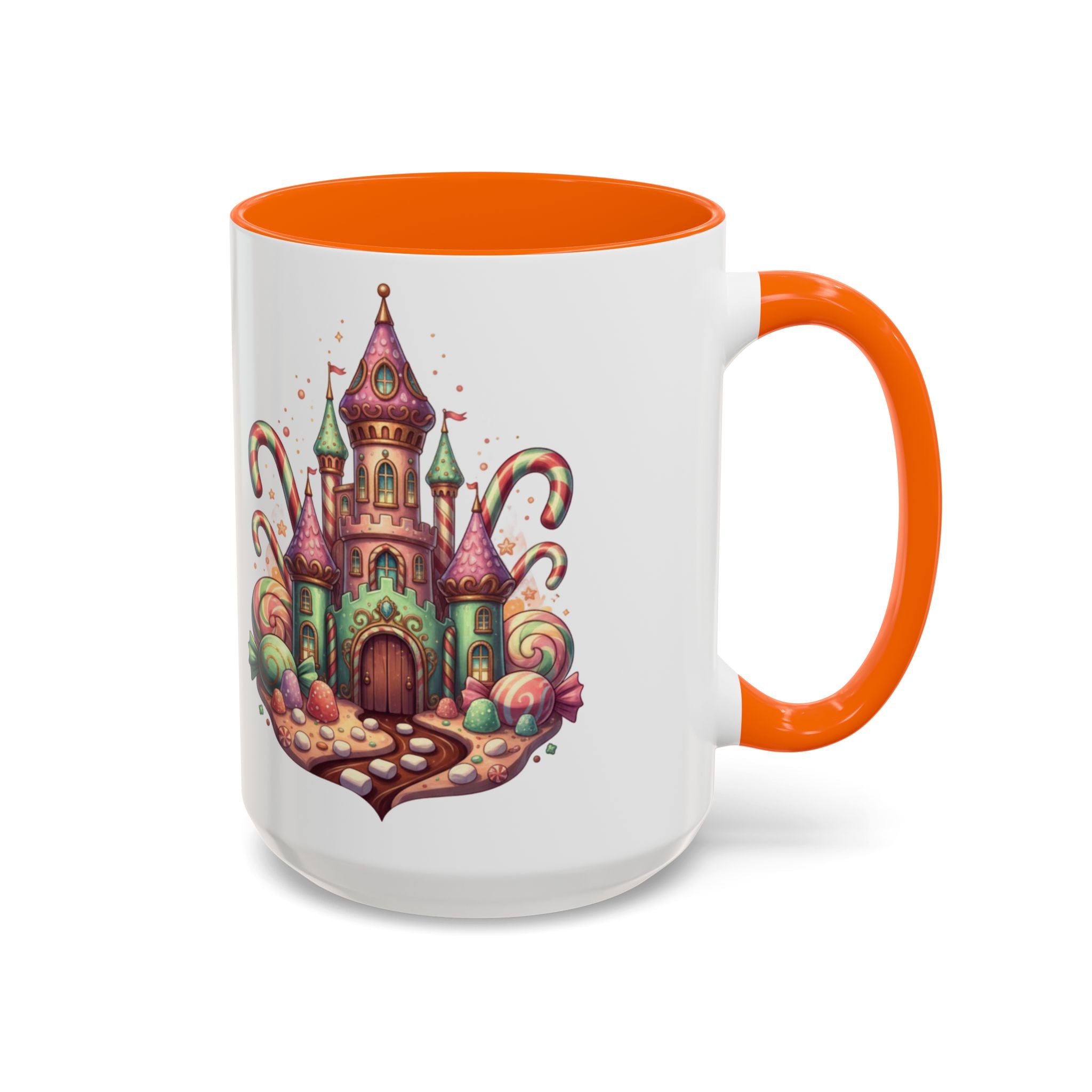 Candy Castle Coffee Mug — Whimsical Sweet Shoppe Accent Mug (11/15 oz)