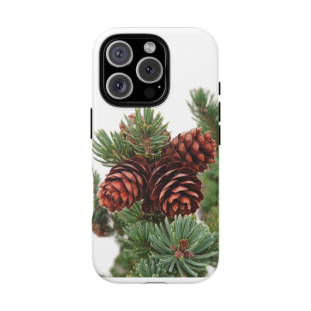 Pinecone Tough Phone Case — Protective Botanical Phone Cover