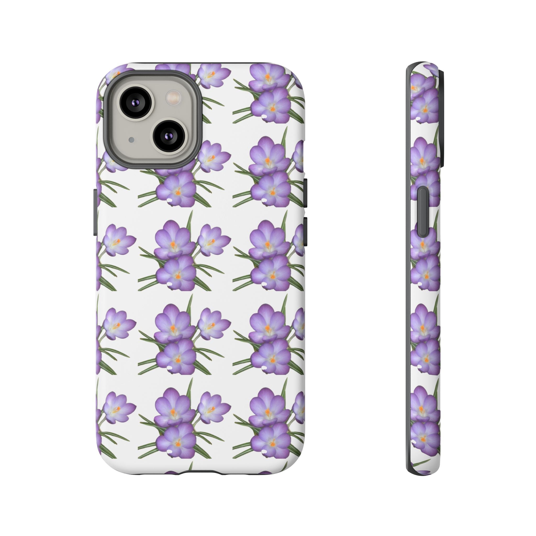 Tough Case — Purple Floral Phone Case
