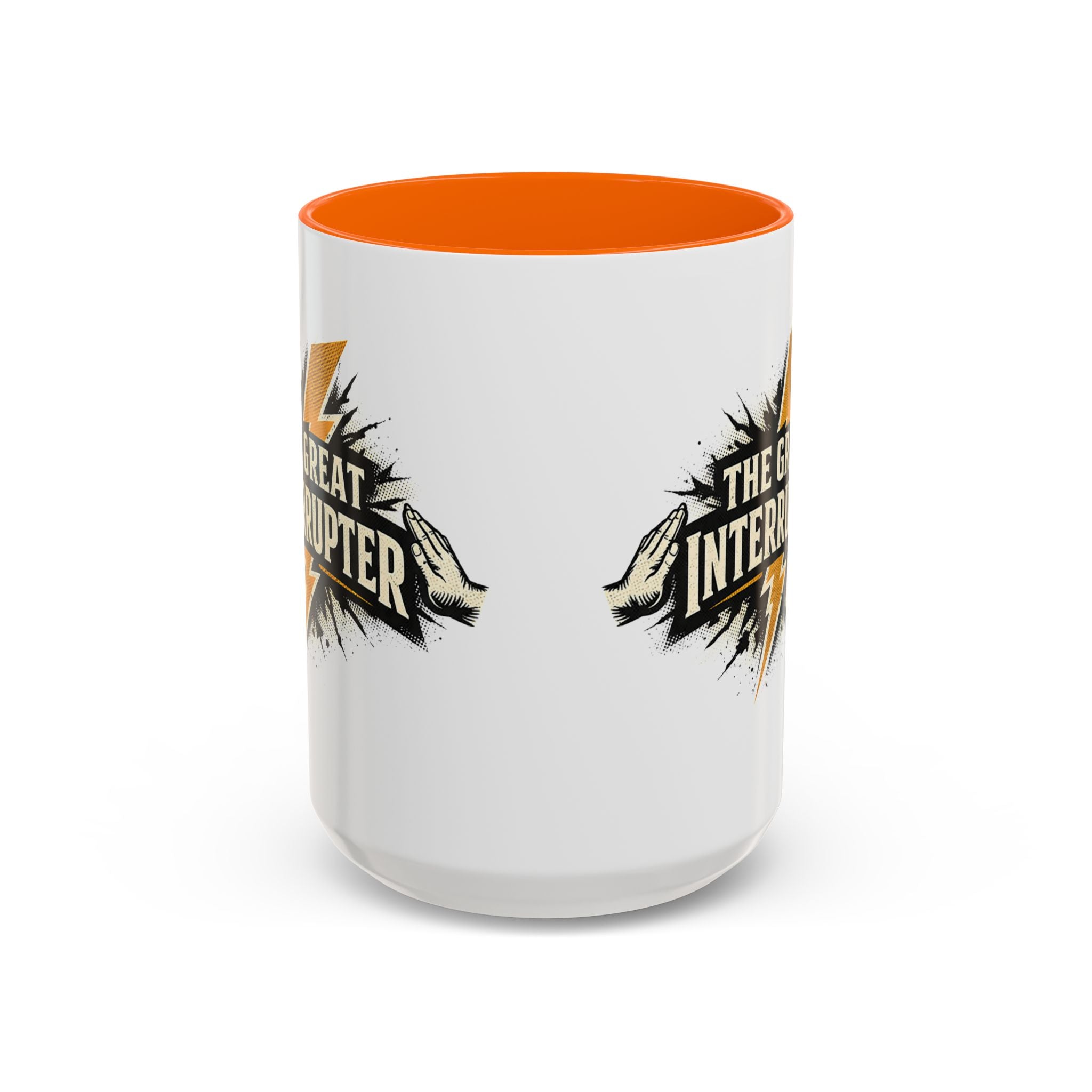 The Great Interrupter Coffee Mug — Funny Lightning Bolt Accent Ceramic Mug