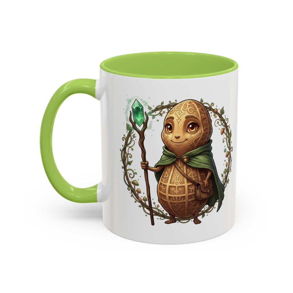 Cute Turtle Wizard Coffee Mug — Fantasy Magic Accent Mug (11/15oz)