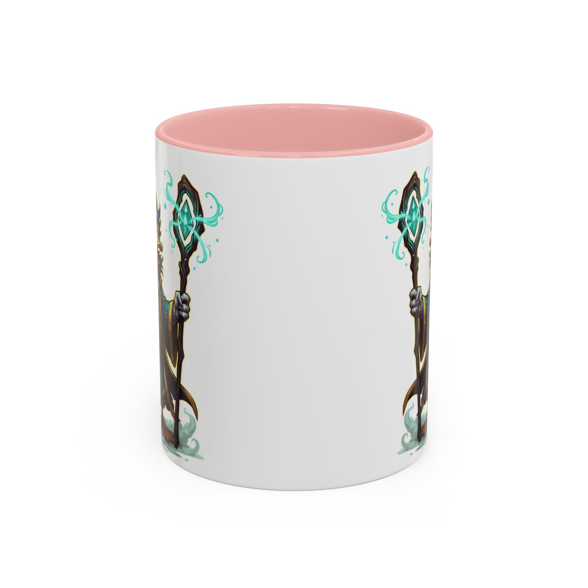 Mage Duck Coffee Mug — Fantasy Wizard Duck Illustration Accent Mug (11/15oz)