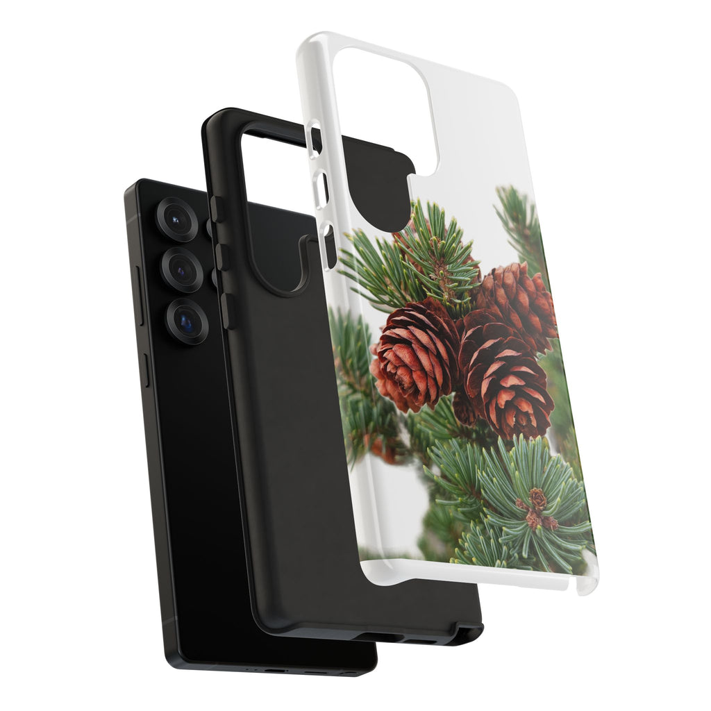 Pinecone Tough Phone Case — Protective Botanical Phone Cover