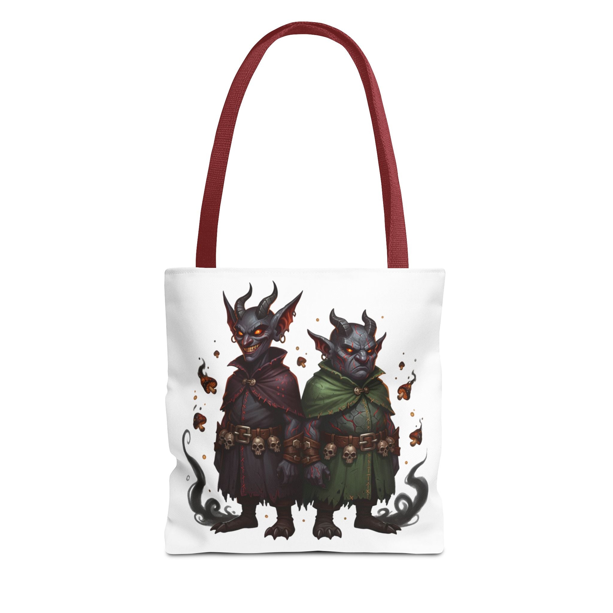 Tote Bag — Cute Dark Demon Duo Illustration Tote