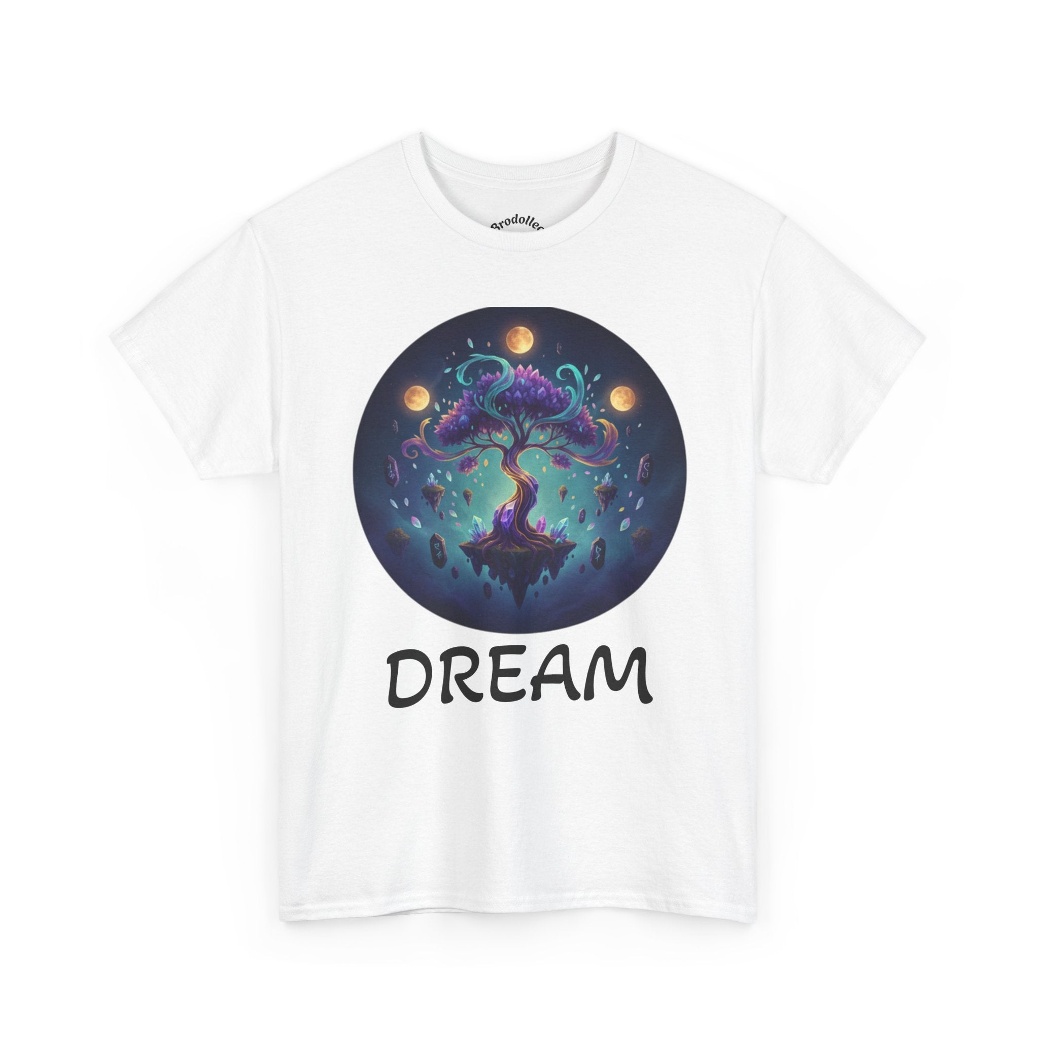 Mystic Floating Tree T-Shirt — Cosmic Fantasy Nature Tee