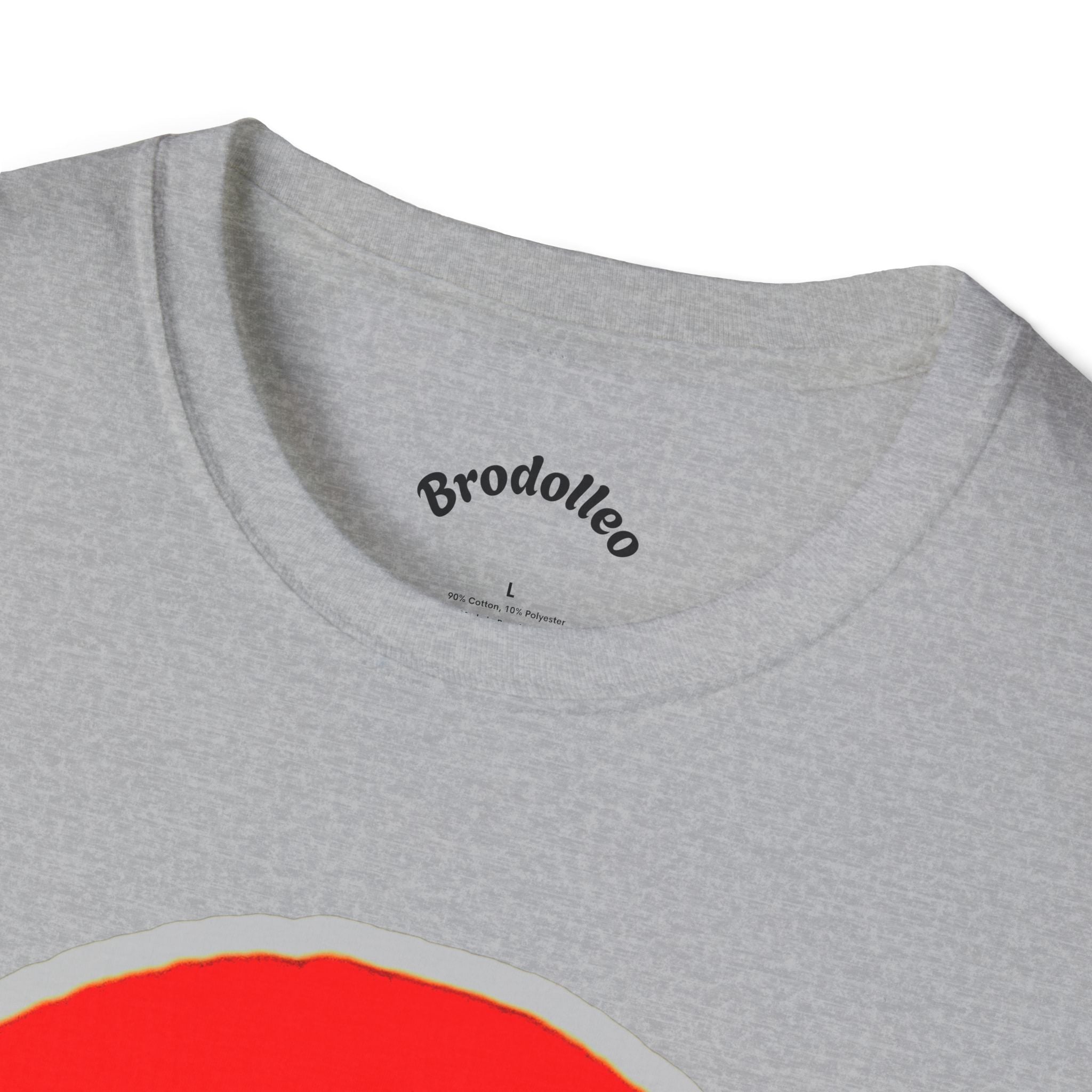 Heart Badge T-Shirt — Red Circle Love Graphic Tee