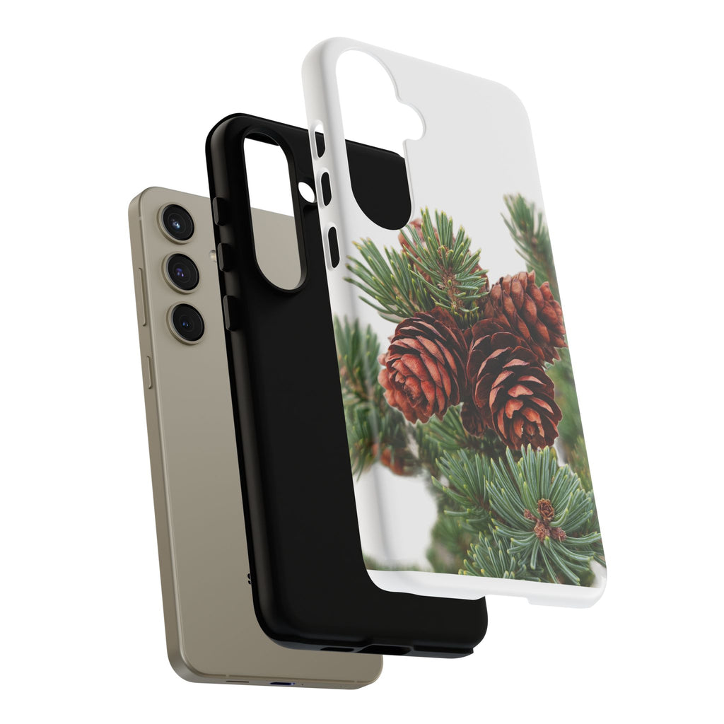 Pinecone Tough Phone Case — Protective Botanical Phone Cover