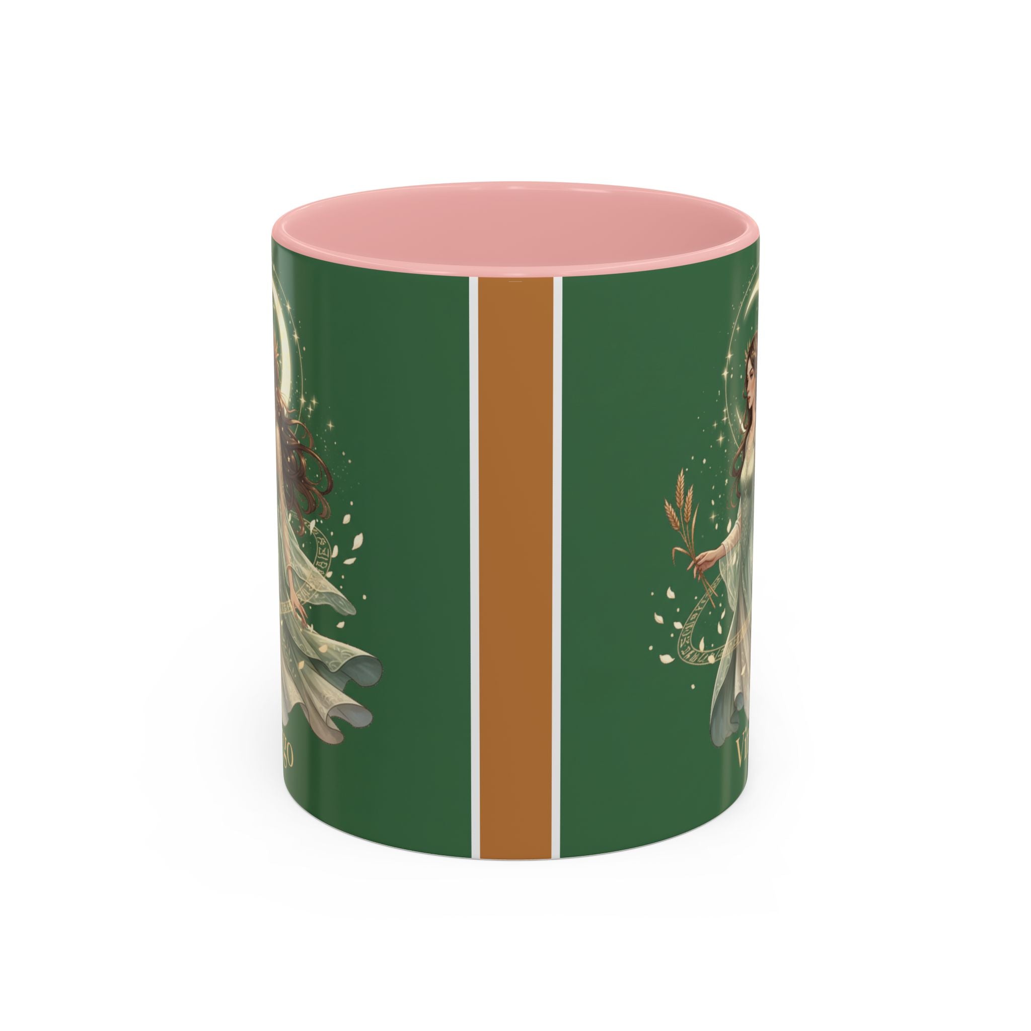 Virgo Zodiac Accent Coffee Mug — Astrological Virgo Gift (11/15oz)