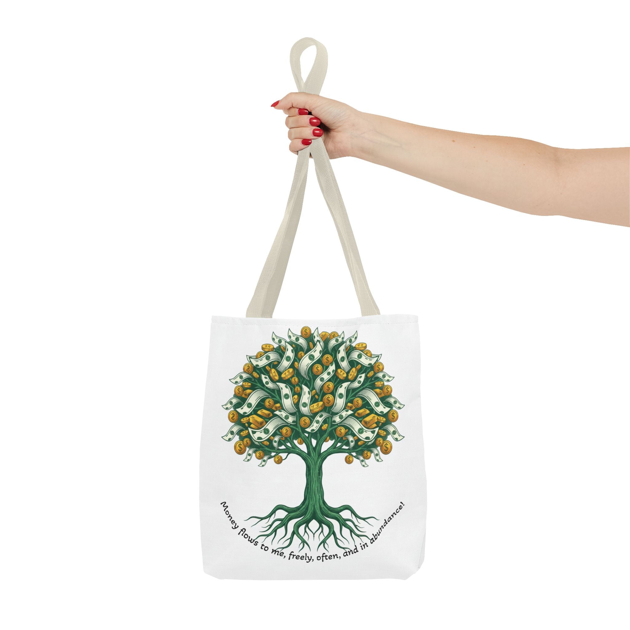 Money Tree Tote Bag — Illustrated Cash Tree Eco Shopper