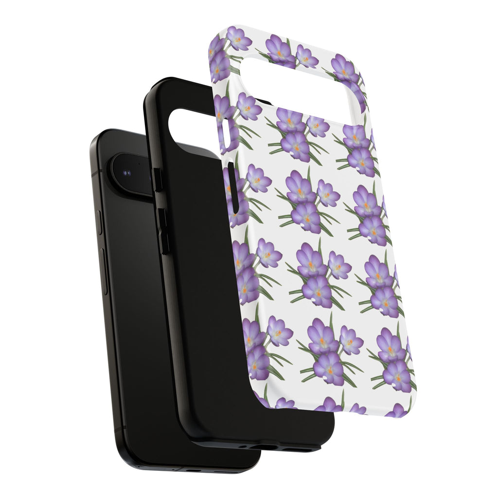 Tough Case — Purple Floral Phone Case