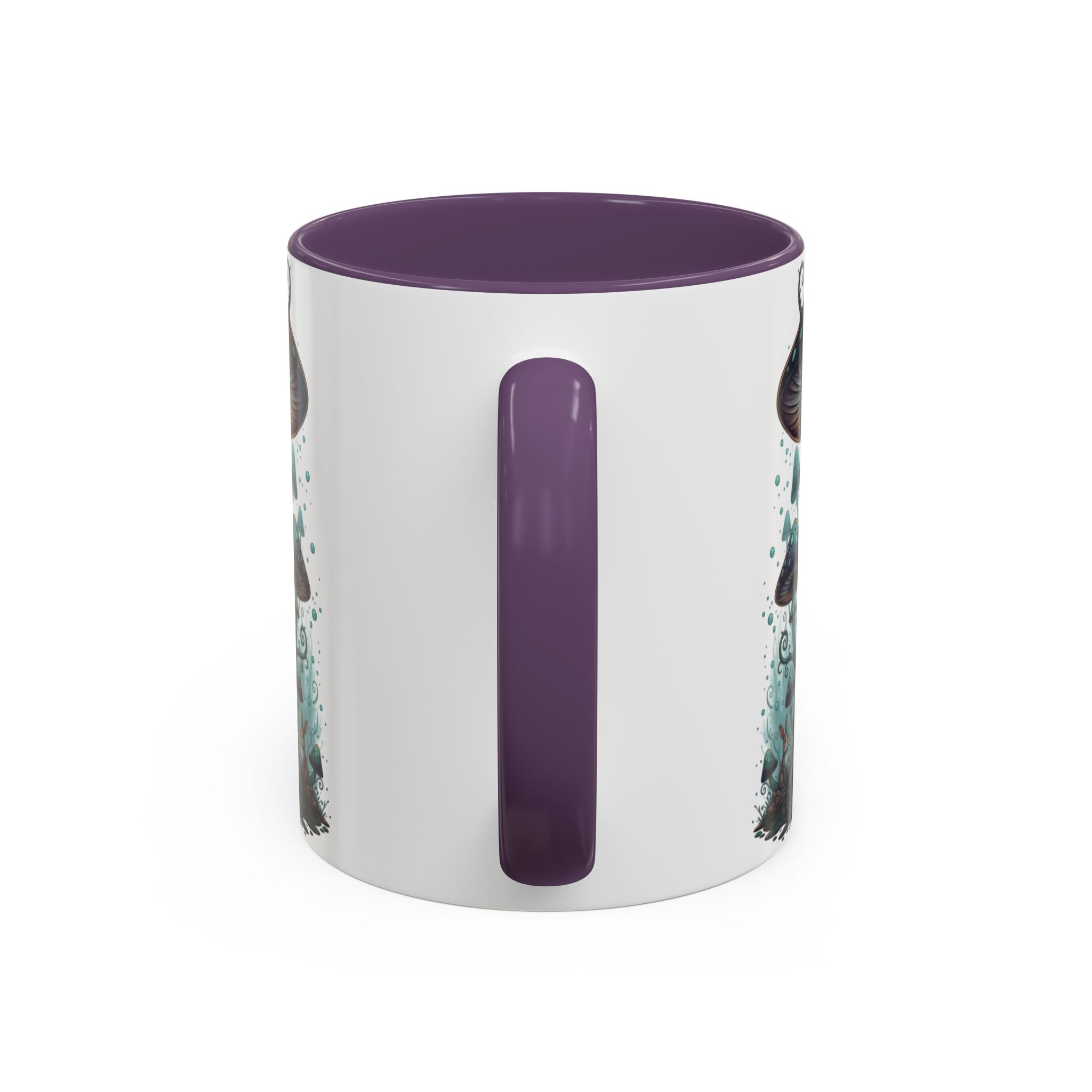 Enchanted Mushroom Cottage Coffee Mug — Fantasy Forest Accent Mug