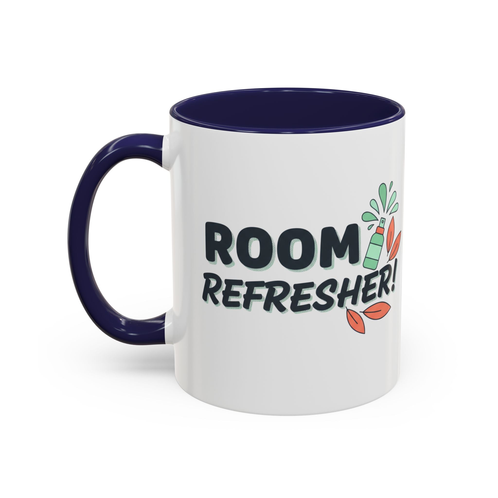 Room Refresher Coffee Mug — Funny Scented Spray Graphic Accent Mug