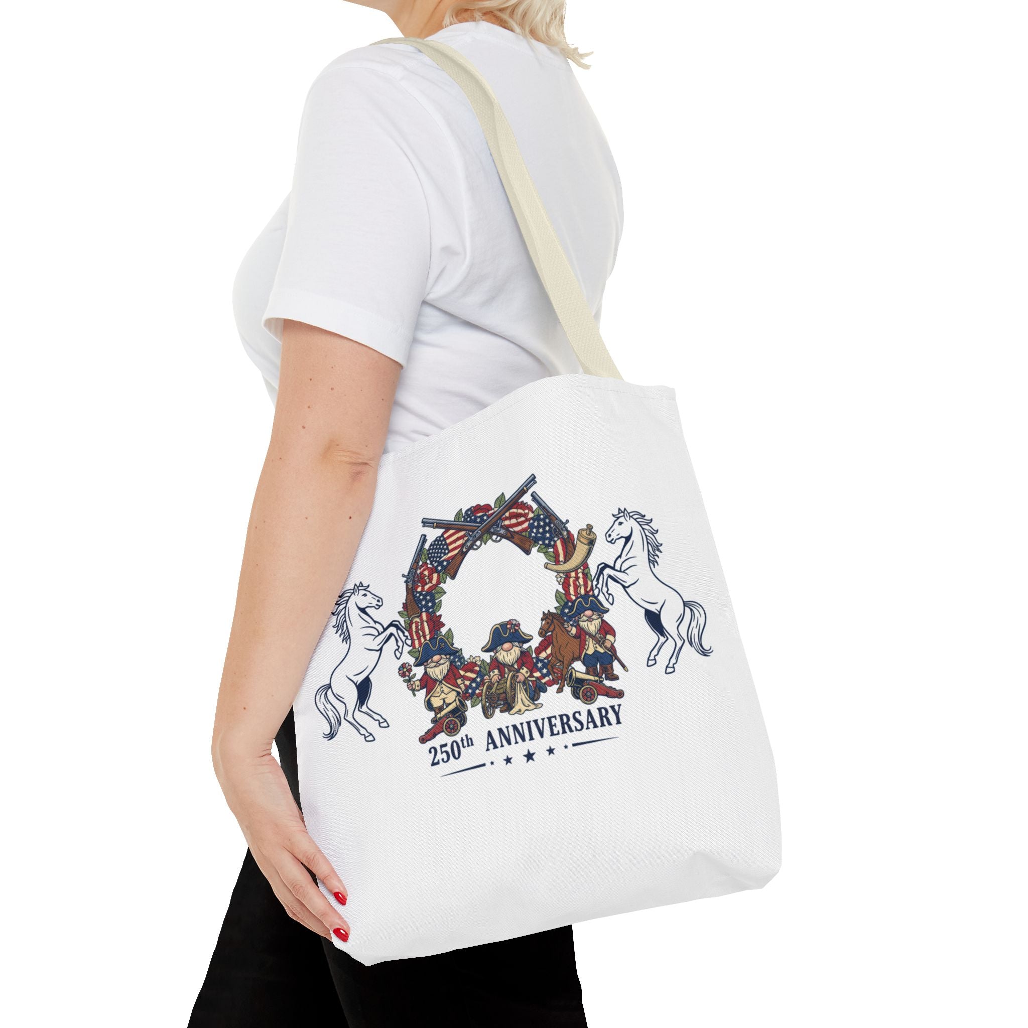 Anniversary Cowboy Tote Bag — 25th Anniversary Western Canvas Tote