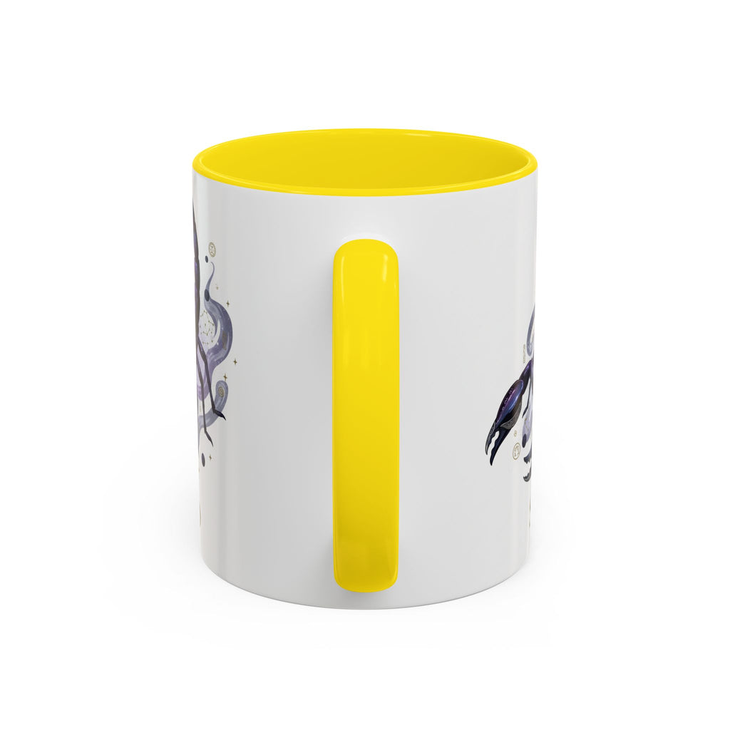Scorpio Zodiac Coffee Mug — Purple Scorpion Accent Mug (11/15oz)