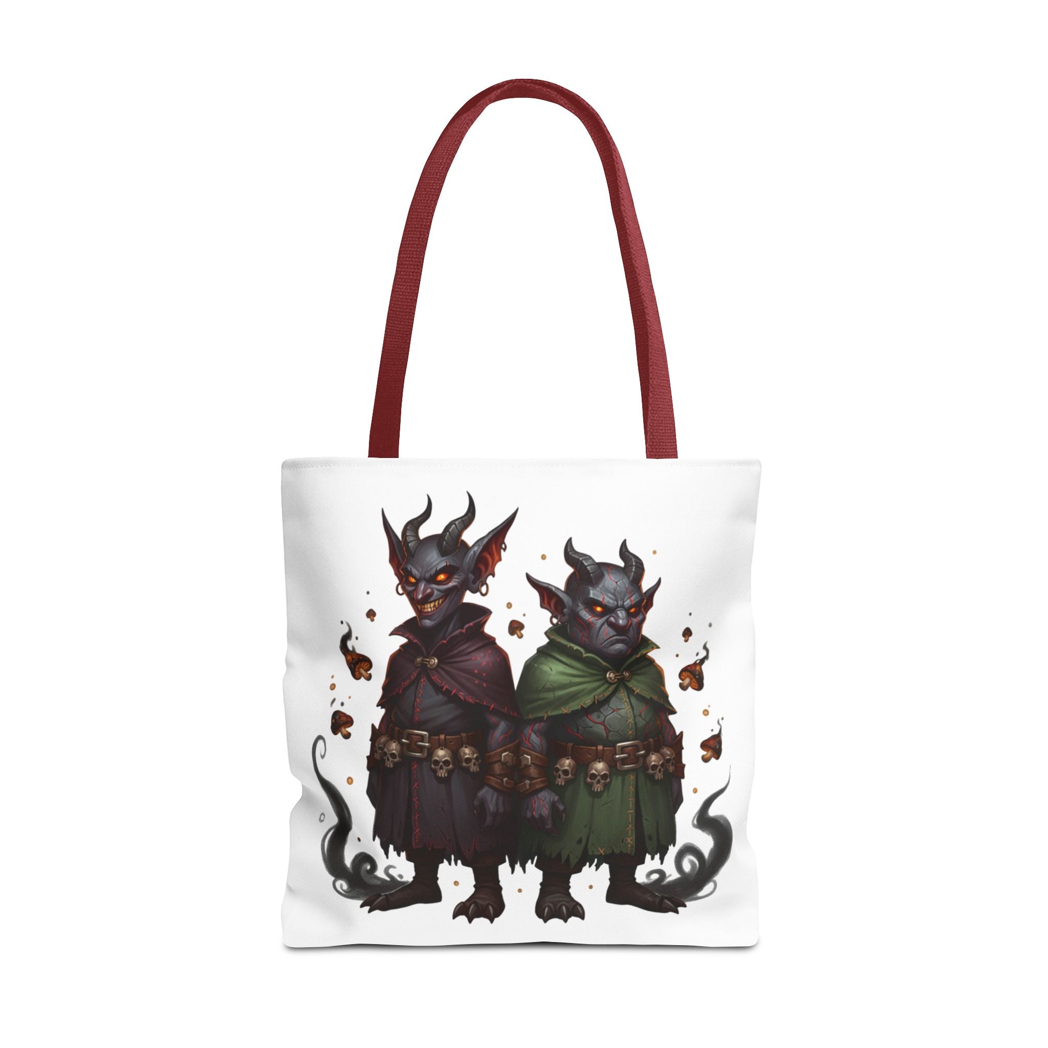 Tote Bag — Cute Dark Demon Duo Illustration Tote