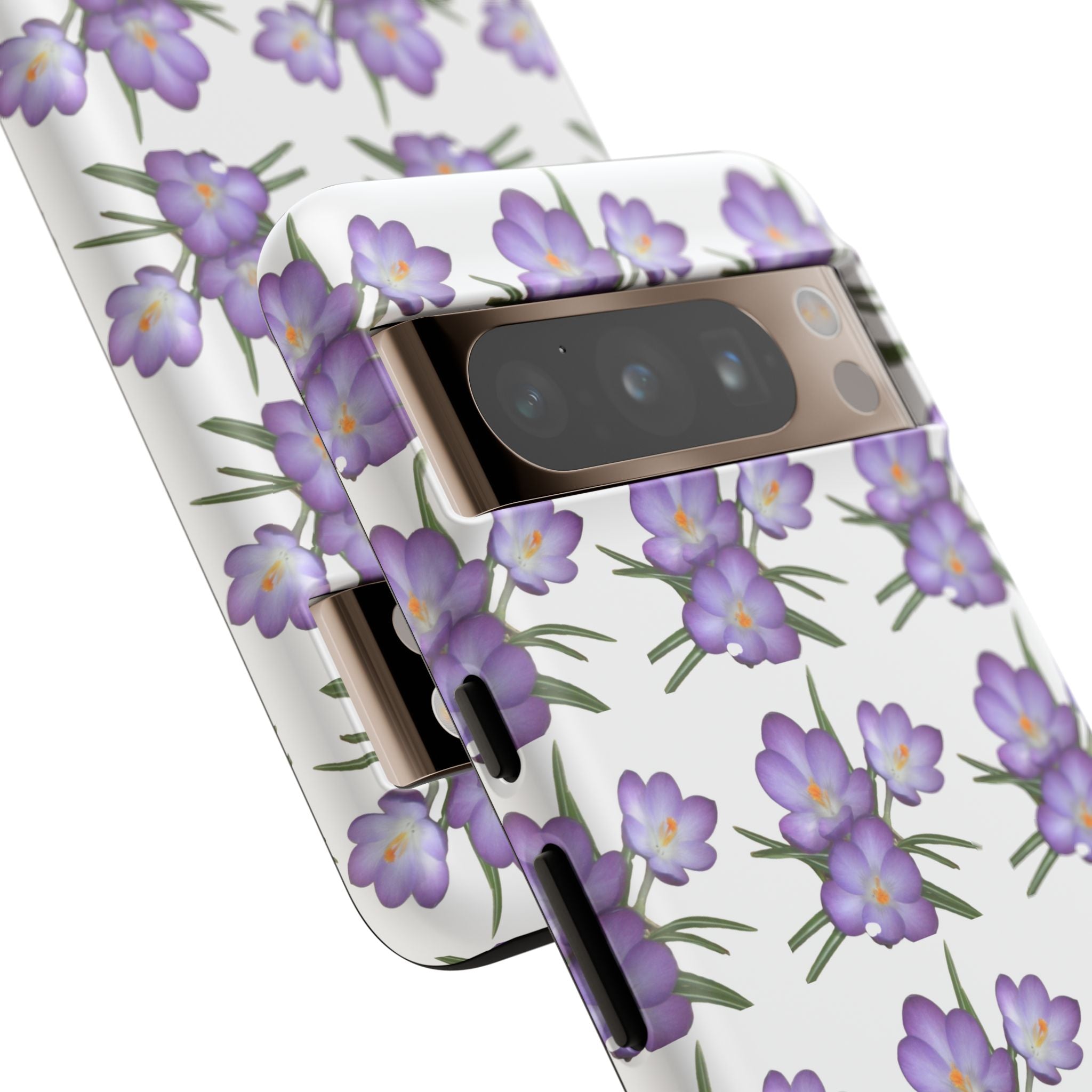 Tough Case — Purple Floral Phone Case