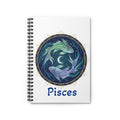 Koi Moon Spiral Notebook — Ruled Journal with Celestial Fish Design