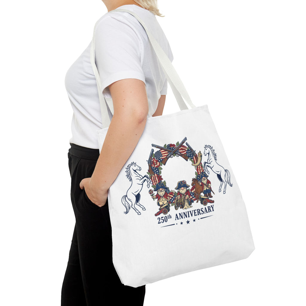 Anniversary Cowboy Tote Bag — 25th Anniversary Western Canvas Tote