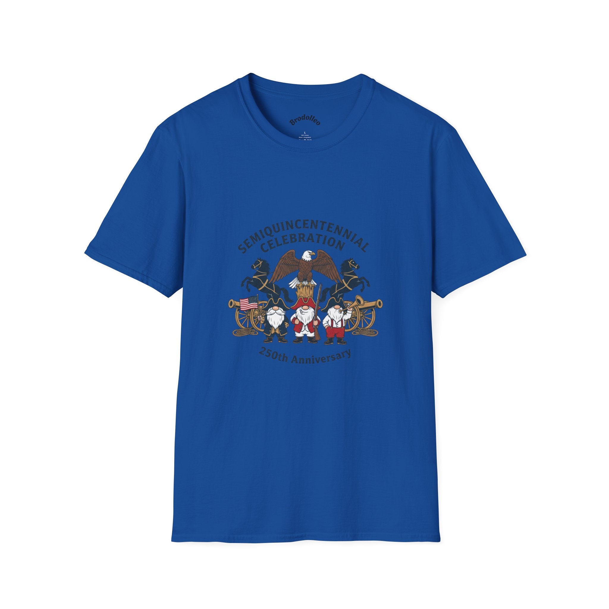 Semiquincentennial 250th Anniversary T-Shirt — American Flag & Fireworks Design
