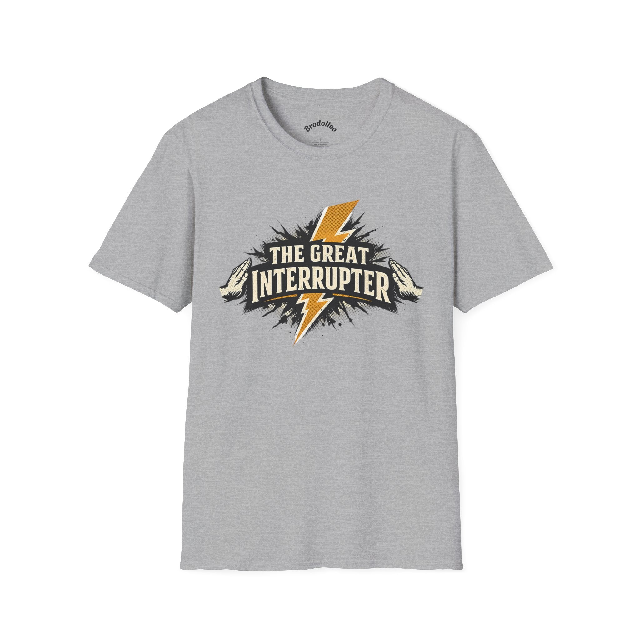 The Great Interrupter T-Shirt — Lightning Bolt Graphic Tee