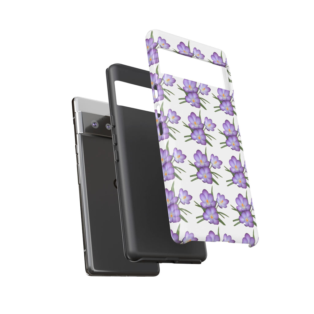 Tough Case — Purple Floral Phone Case