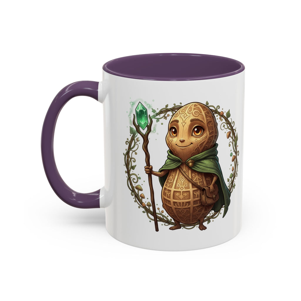Cute Turtle Wizard Coffee Mug — Fantasy Magic Accent Mug (11/15oz)