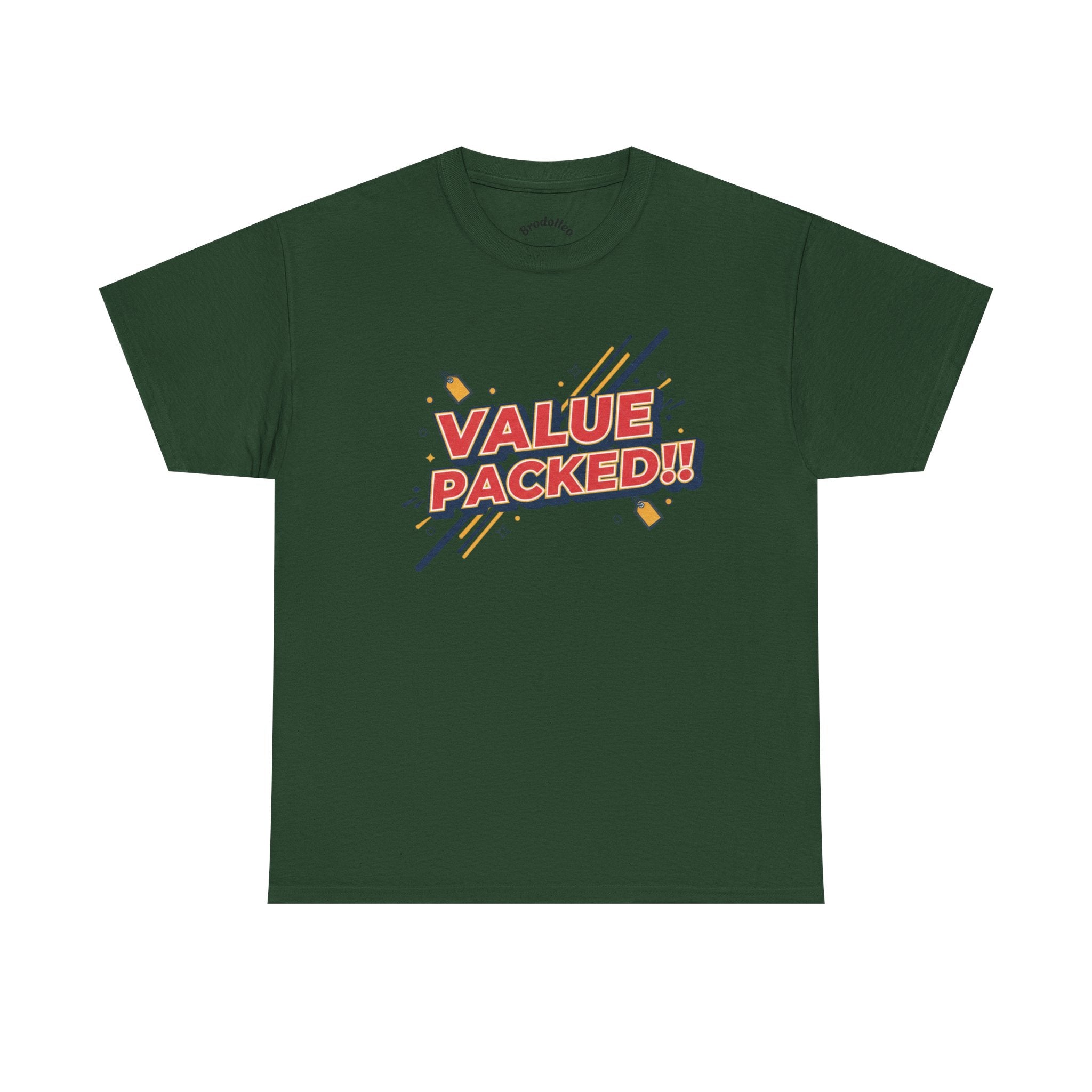 Value Packed! Graphic Tee — Retro Comic Style Casual T‑Shirt