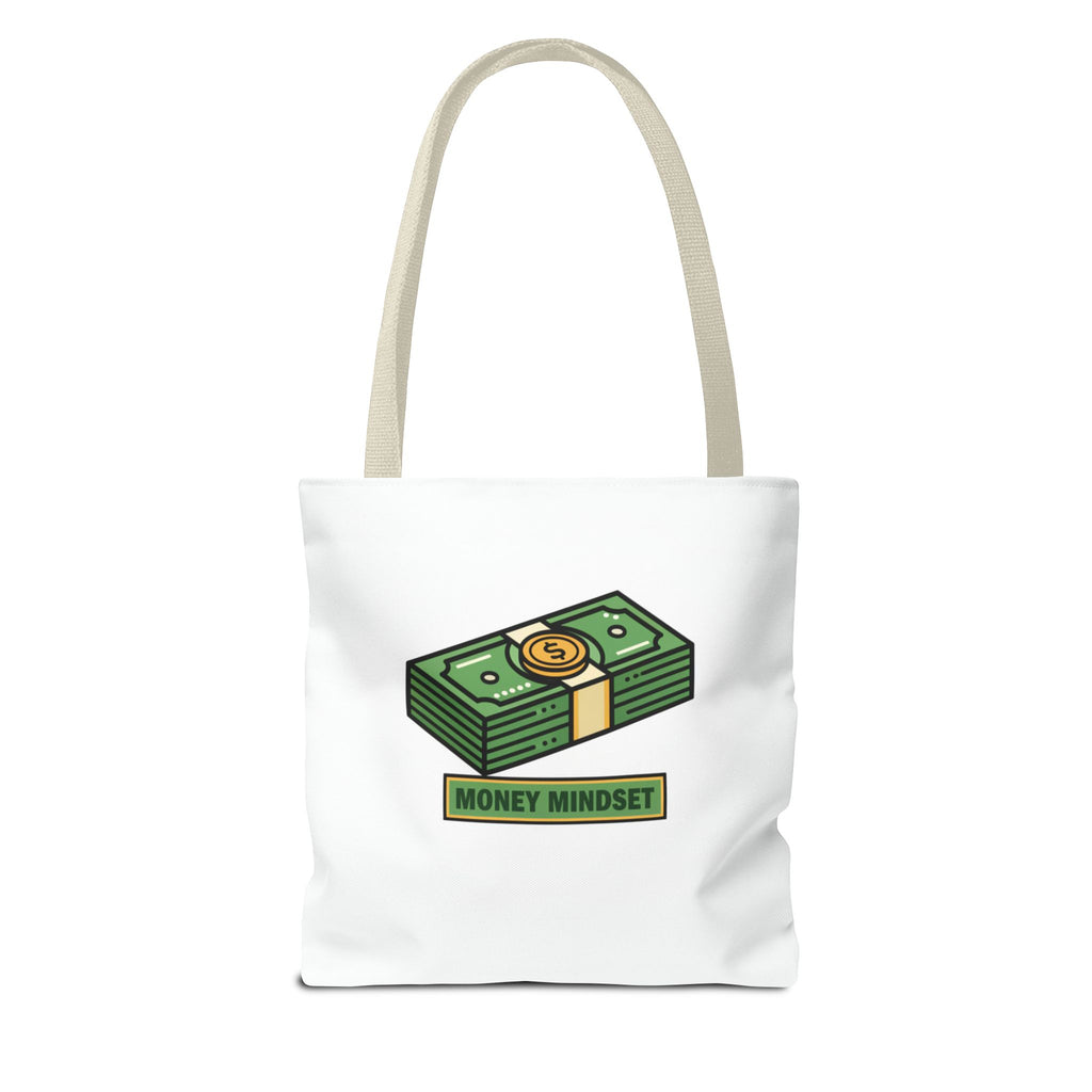 Money Mindset Tote Bag — Cash Stack Graphic Eco Shopper