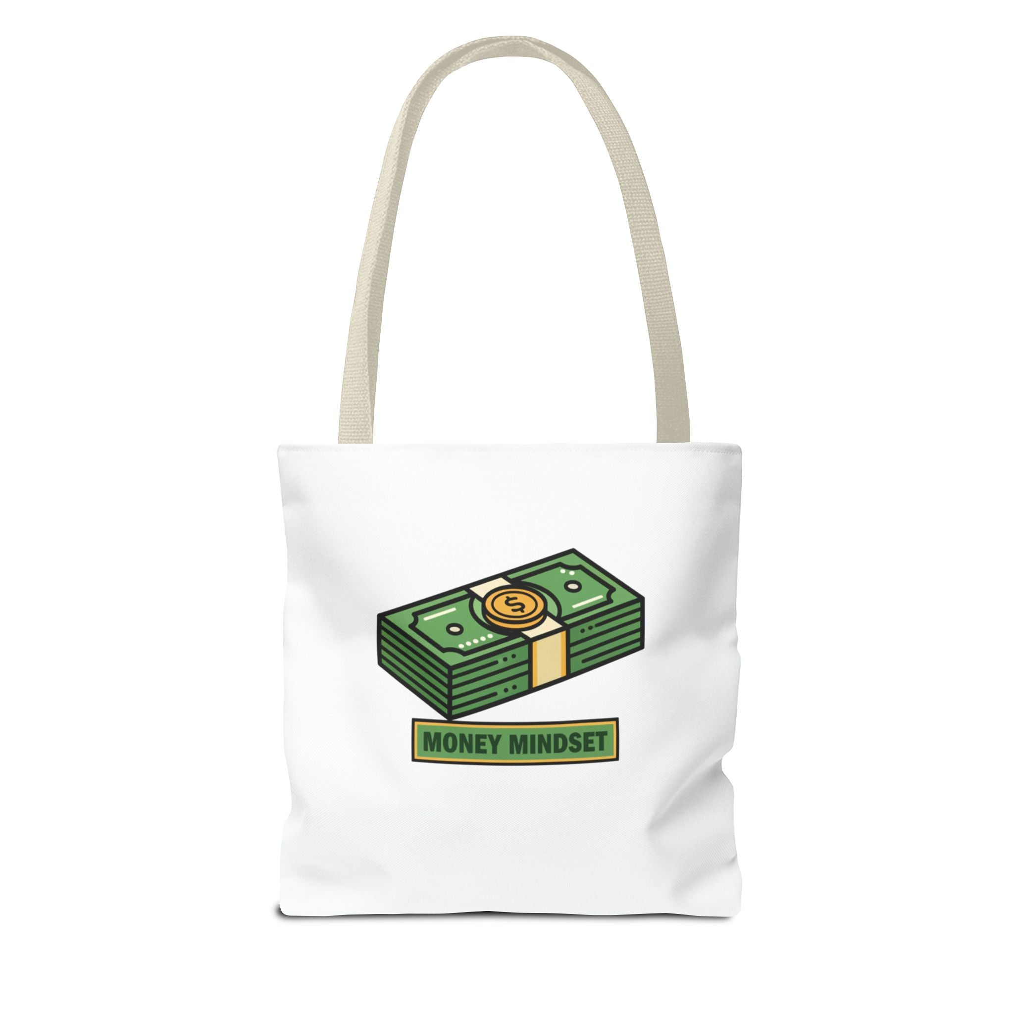 Money Mindset Tote Bag — Cash Stack Graphic Eco Shopper