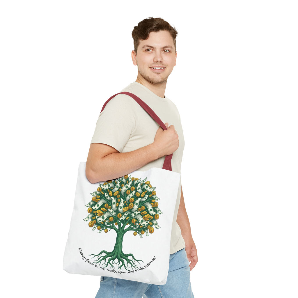 Money Tree Tote Bag — Illustrated Cash Tree Eco Shopper