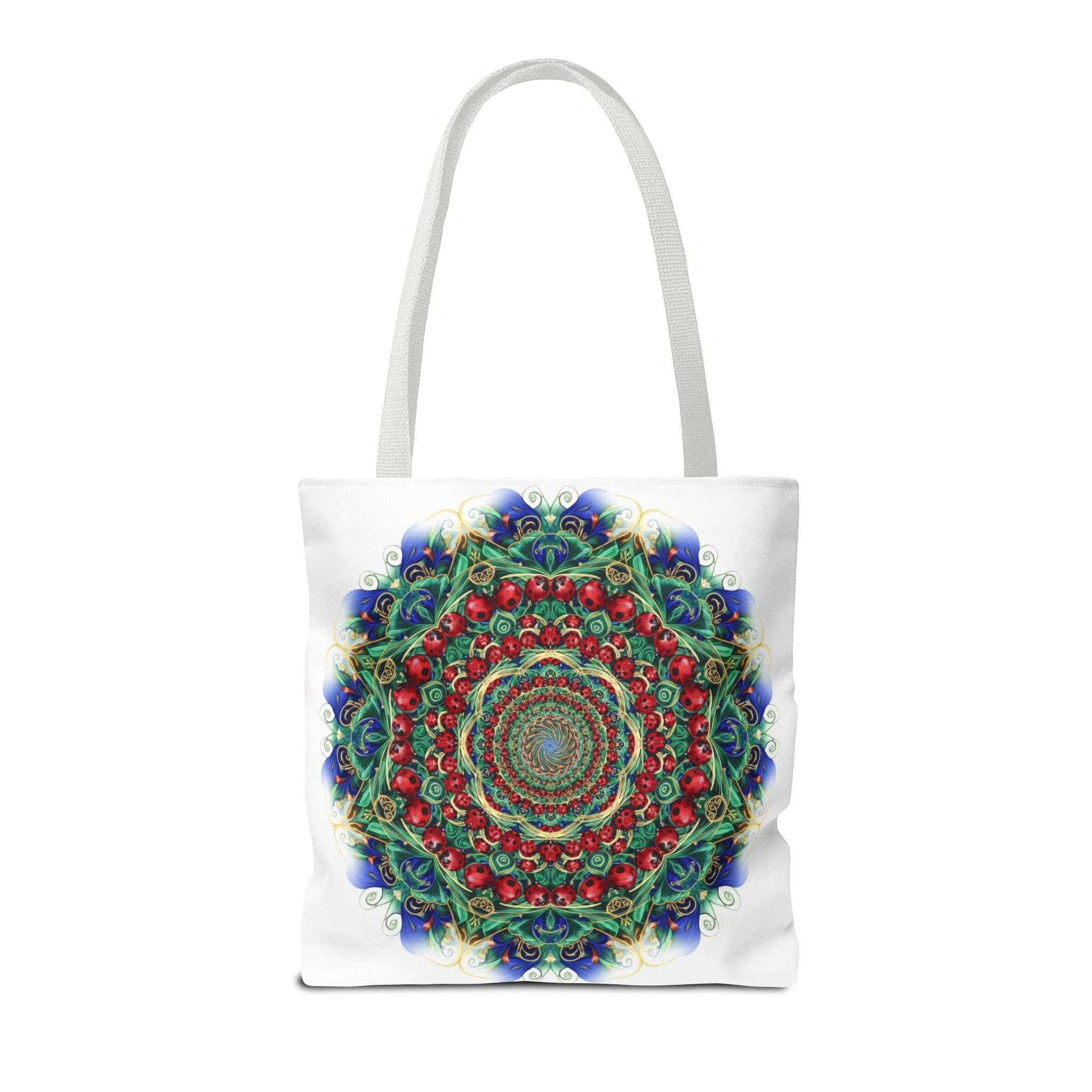 Bohemian Kaleidoscope Tote Bag — Colorful Mandala AOP Beach & Market Tote