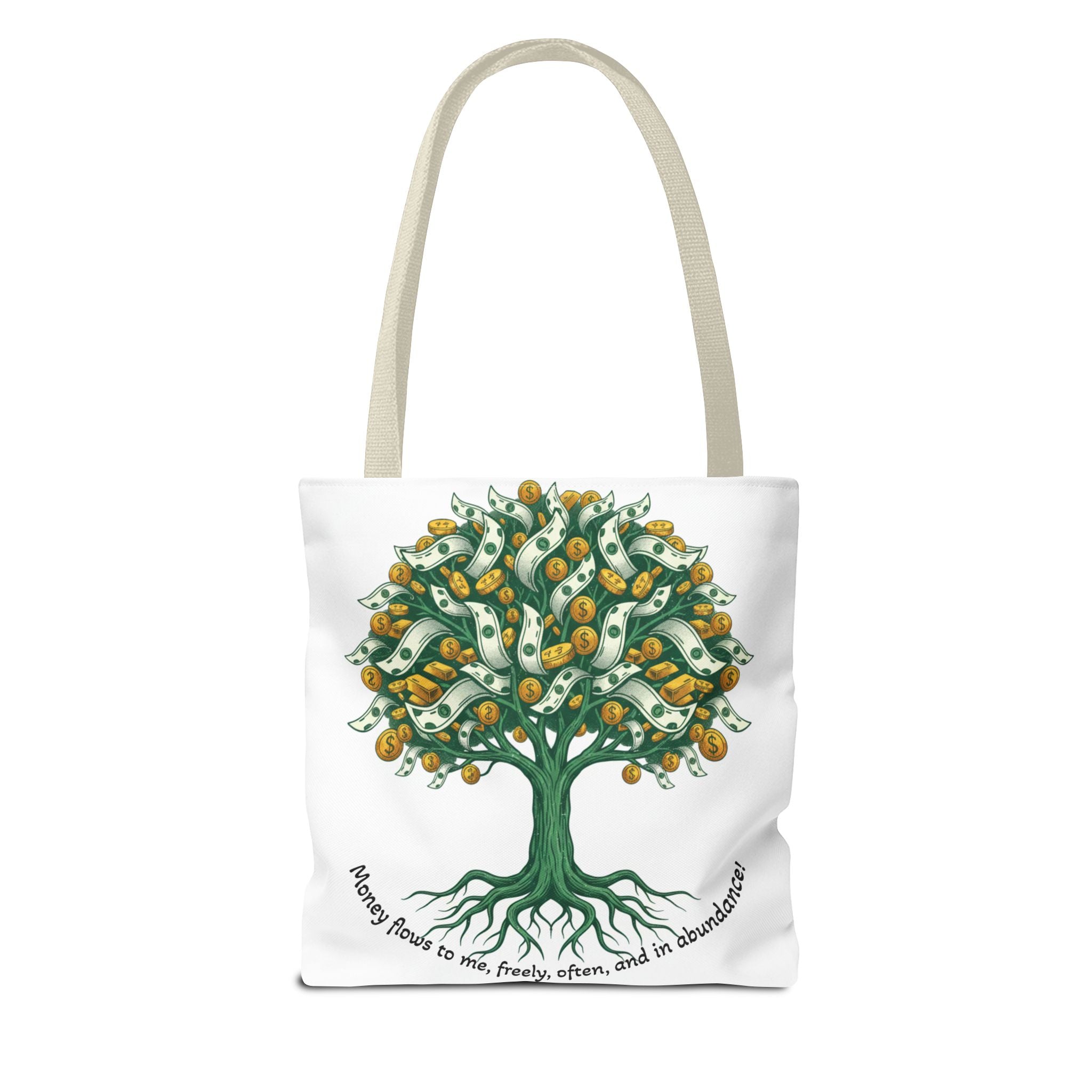 Money Tree Tote Bag — Illustrated Cash Tree Eco Shopper